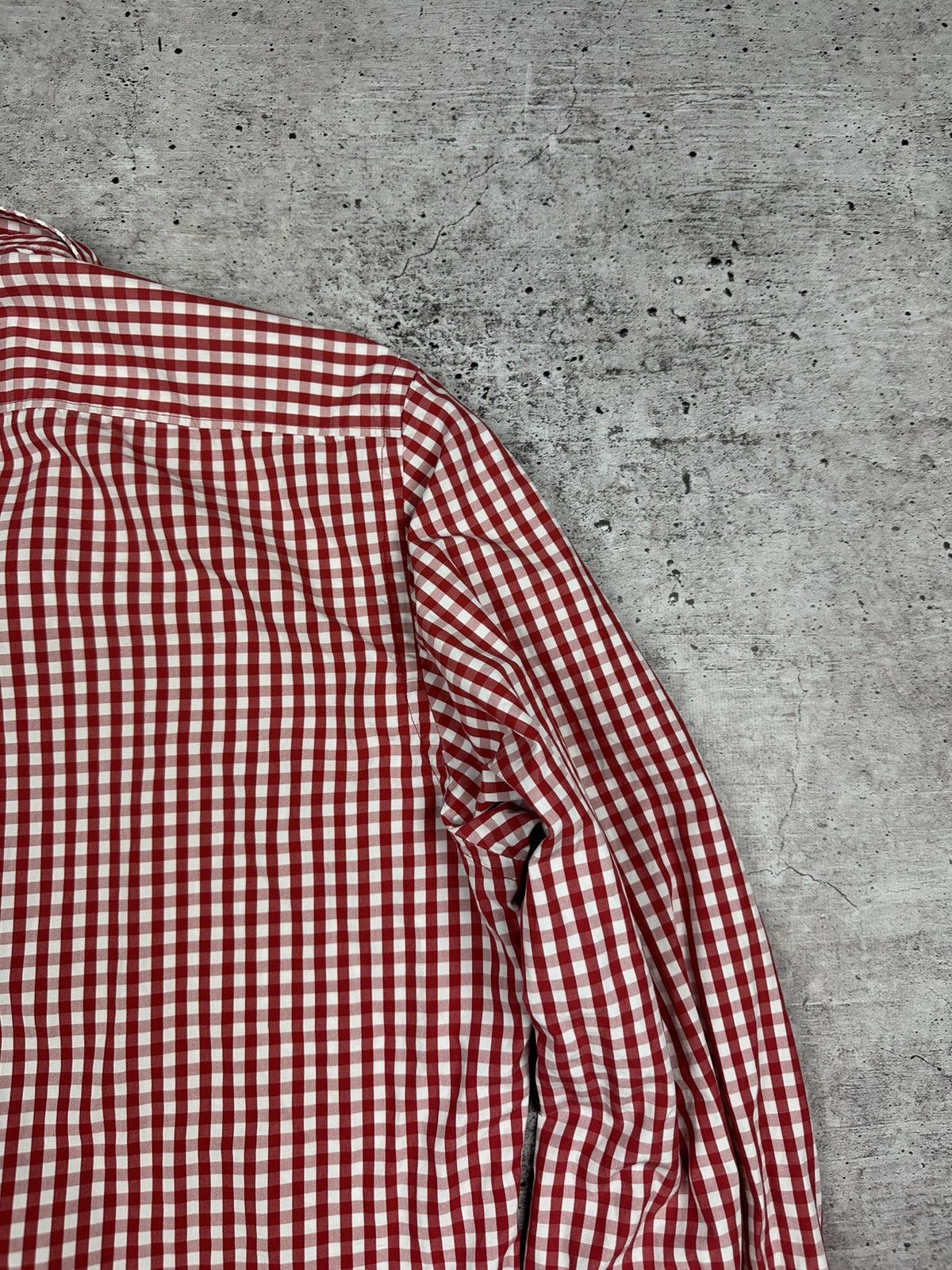 Burberry Burberry Brit Small Logo Check Patterned Button Up Shirt Size US XL / EU 56 / 4 - 15 Thumbnail