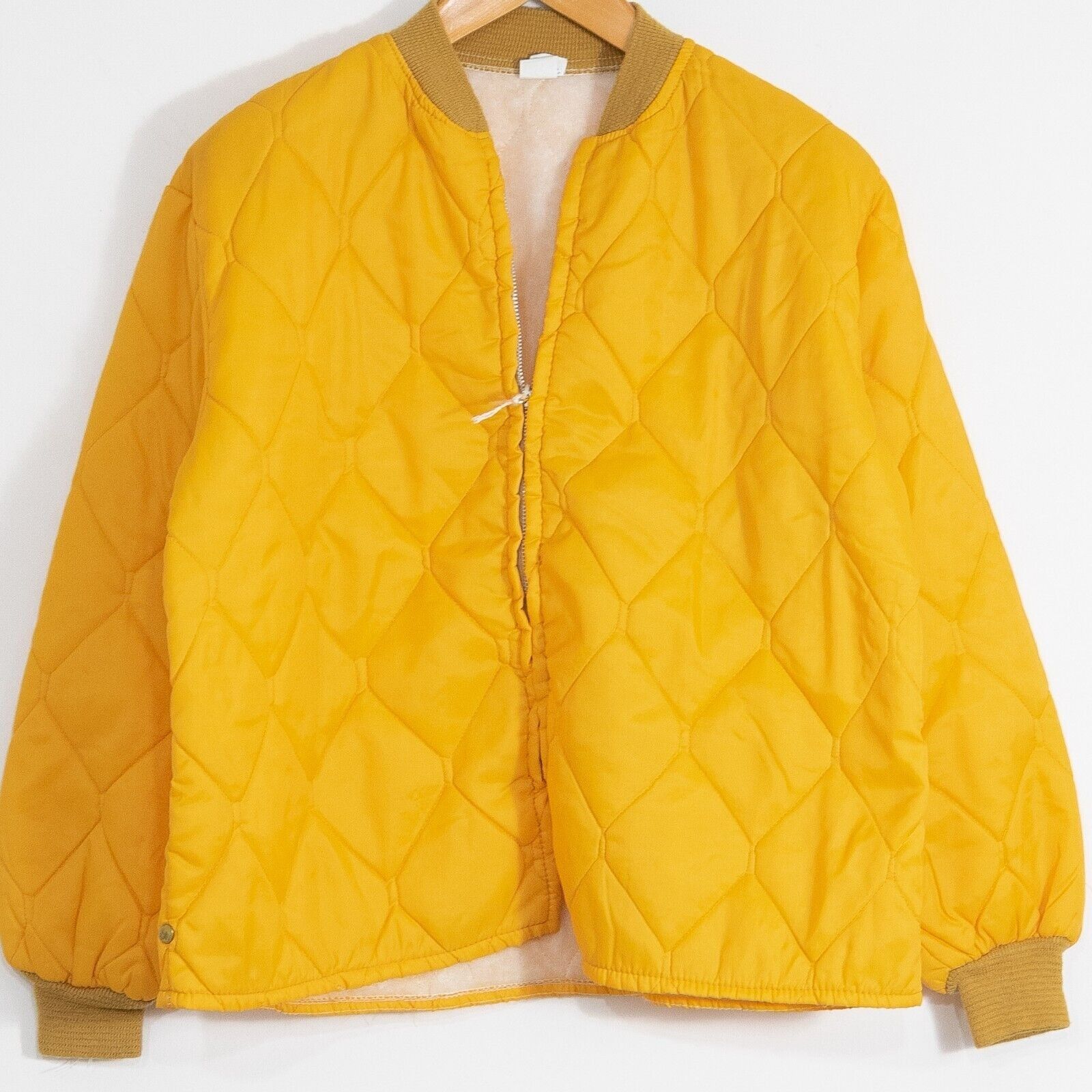 Vintage Vintage 70s Quilted Liner Jacket Mens Large - Boxy Cropped Size US L / EU 52-54 / 3 - 2 Thumbnail