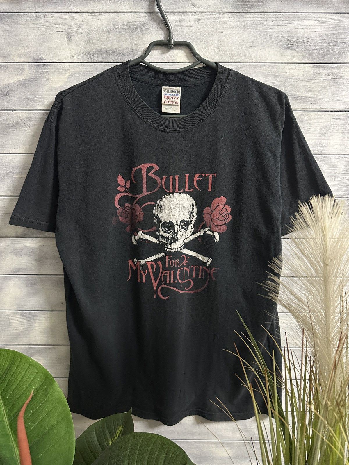 Band Tees Rare T-Shirt Bullet For My Valentine Skull Vintage Rock Band Size US M / EU 48-50 / 2 - 1 Thumbnail