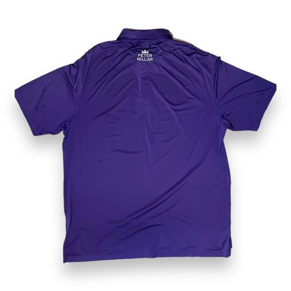 Peter Millar Peter Millar Summer Comfort Solid Polo Shirt Purple Men's Si Size US XL / EU 56 / 4 - 2 Thumbnail