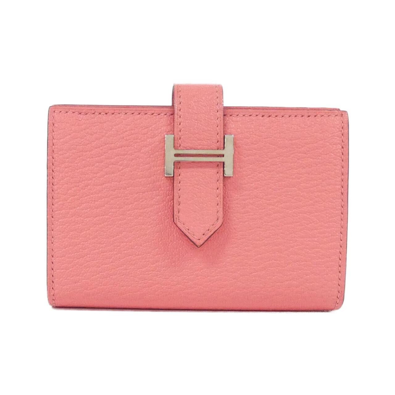 Hermes Hermes Hermes Bearn Mini Chevre Wallet Leather Short Wallet Y DUTY FREE for USA Size ONE SIZE - 1 Thumbnail