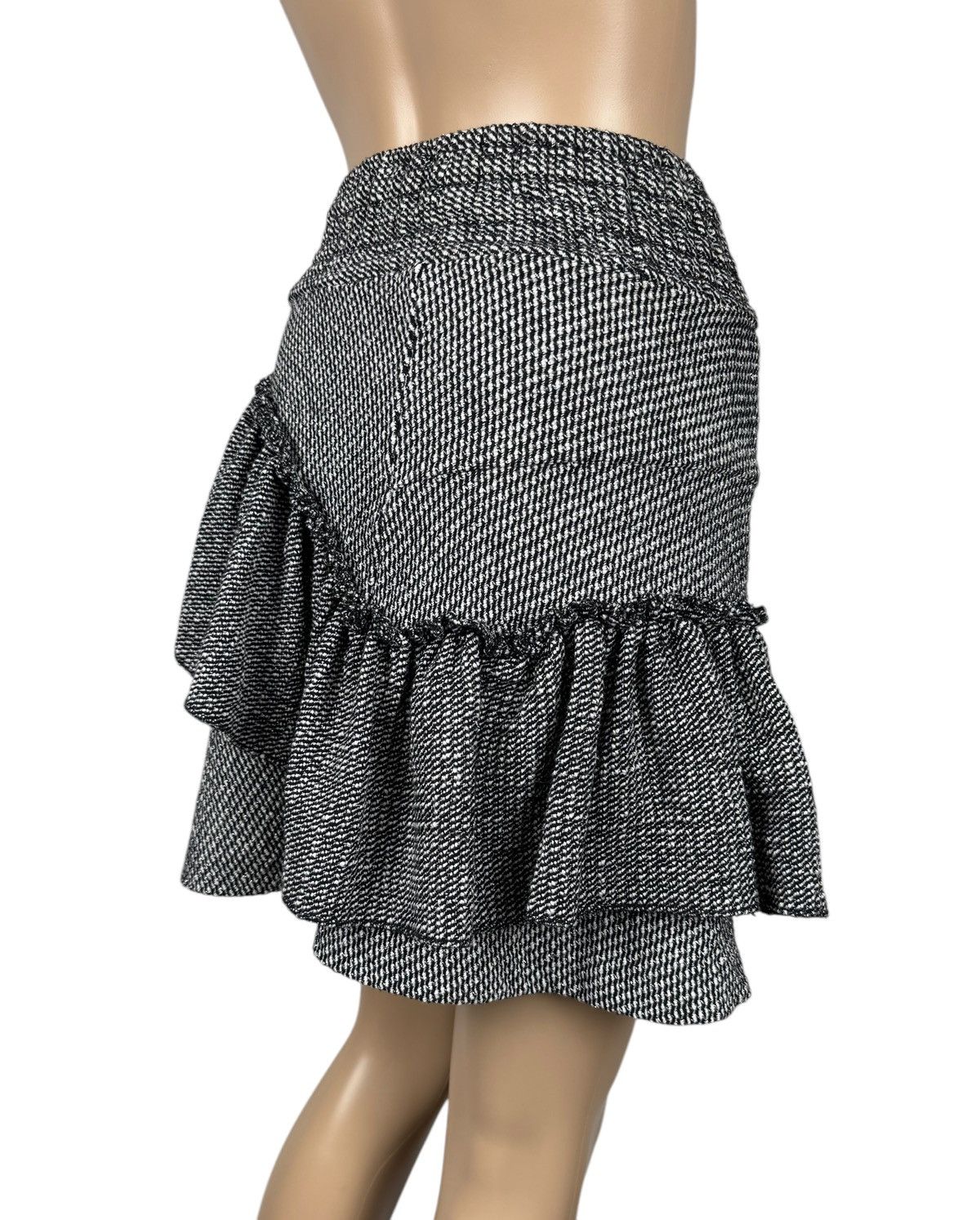 Maje Maje Mini Skirt Pleated Ruffle Cotton size 1 Size 26" / US 2 / IT 38 - 7 Thumbnail