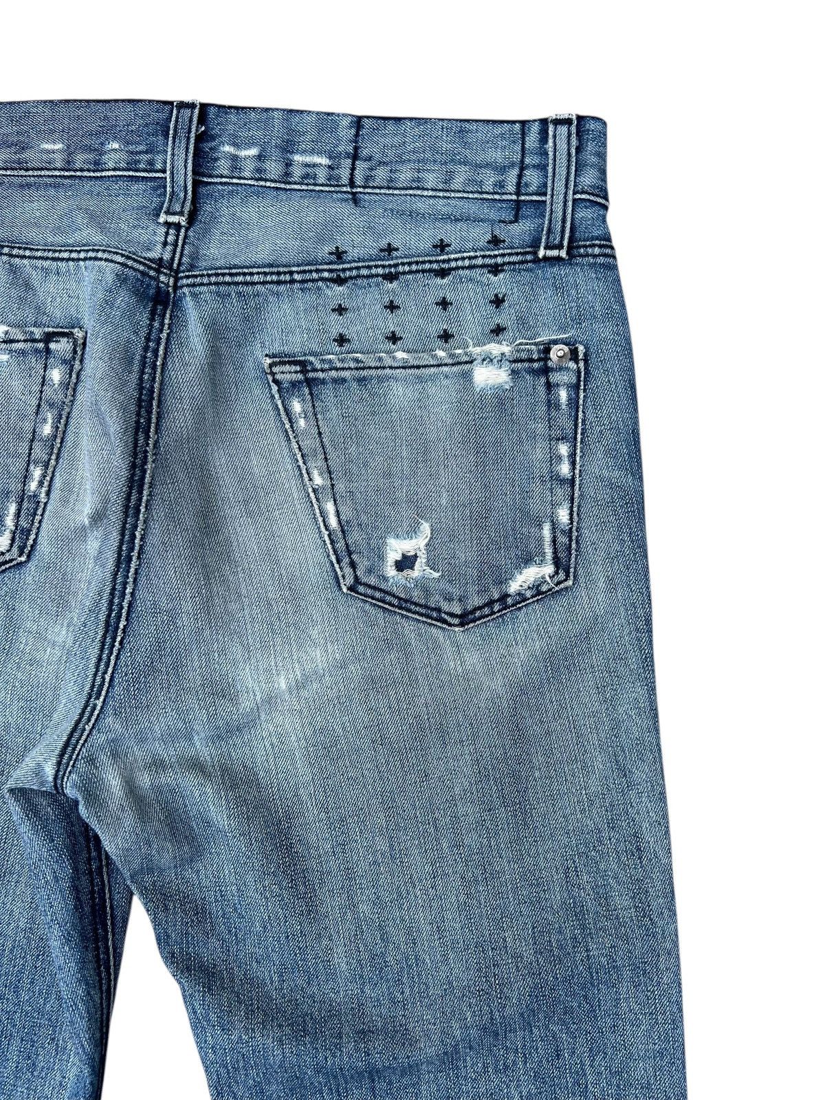 Ksubi Ksubi Dee Dee Vintage Indigo Distress Denim Jeans L 35.5 Size US 30 / EU 46 - 18 Thumbnail
