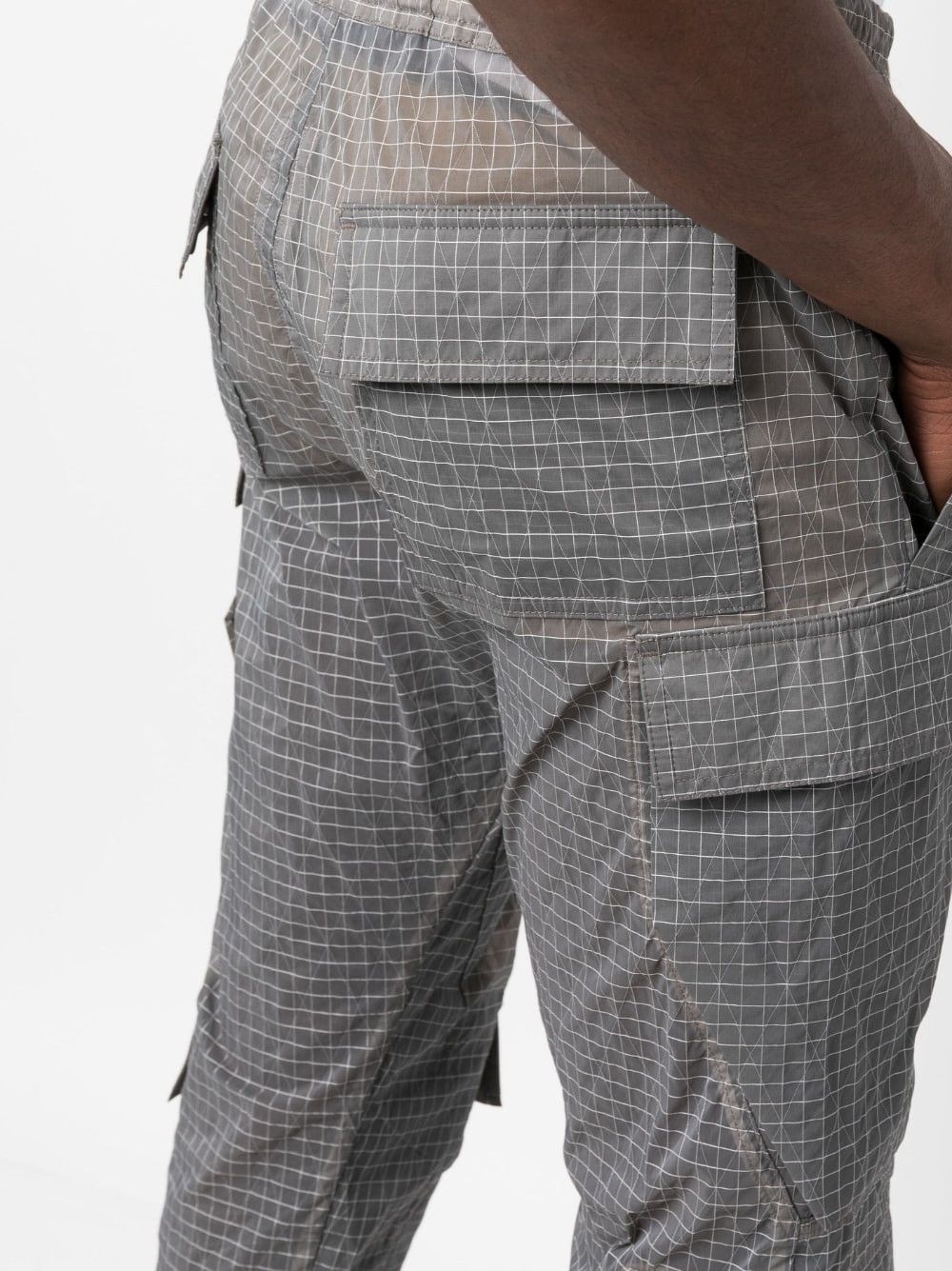 Rick Owens o1y0325 Cargo Pant in Grey/White Size US 36 / EU 52 - 3 Thumbnail