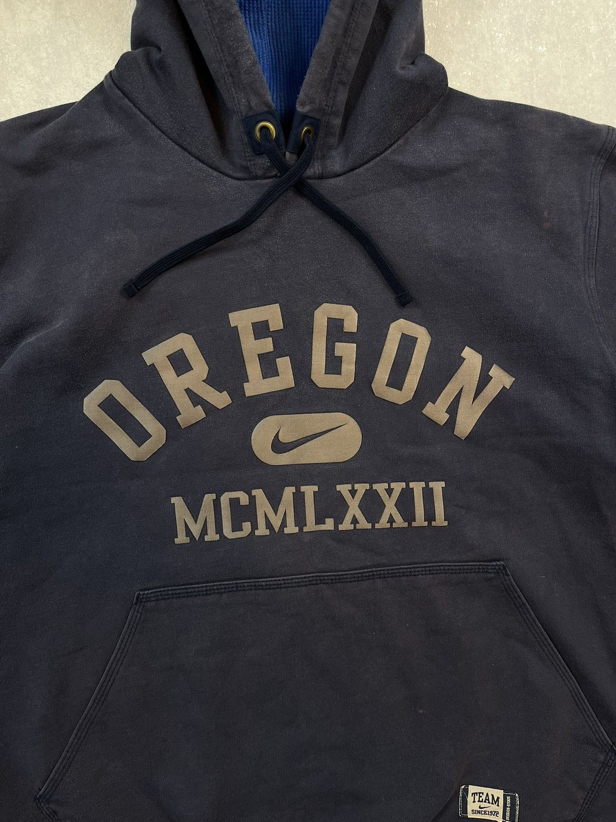 Nike × Vintage 90s Nike Oregon Vintage Y2K Oversized Retro Pullover Hoodie Size US L / EU 52-54 / 3 - 2 Thumbnail