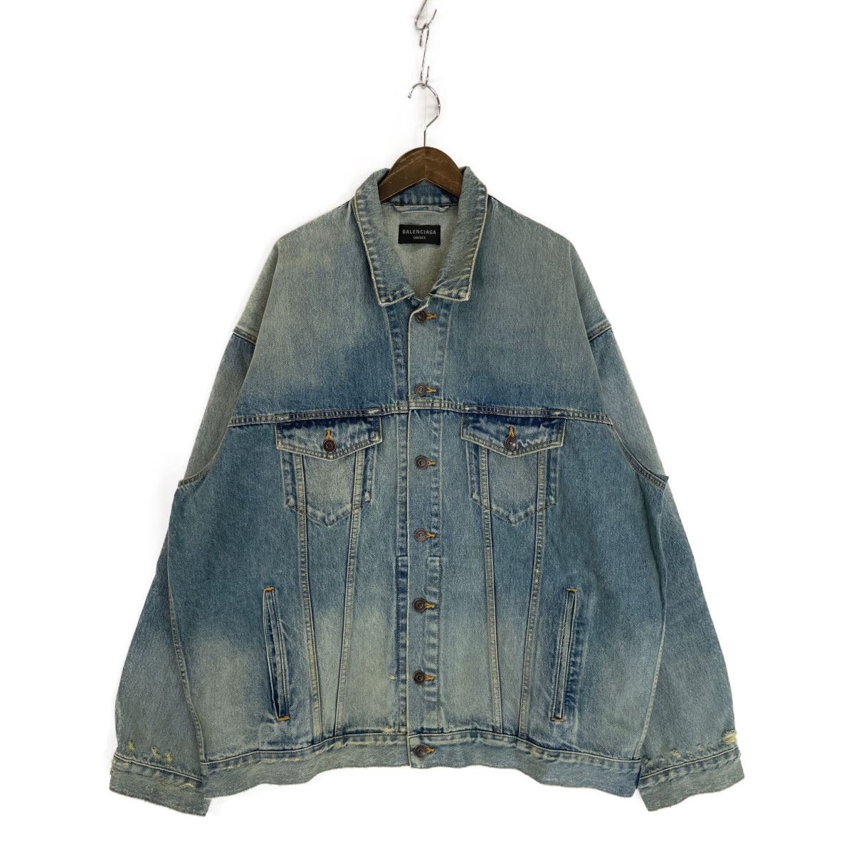 Balenciaga Balenciaga Oversized Denim Jacket Size US M / EU 48-50 / 2 - 1 Thumbnail