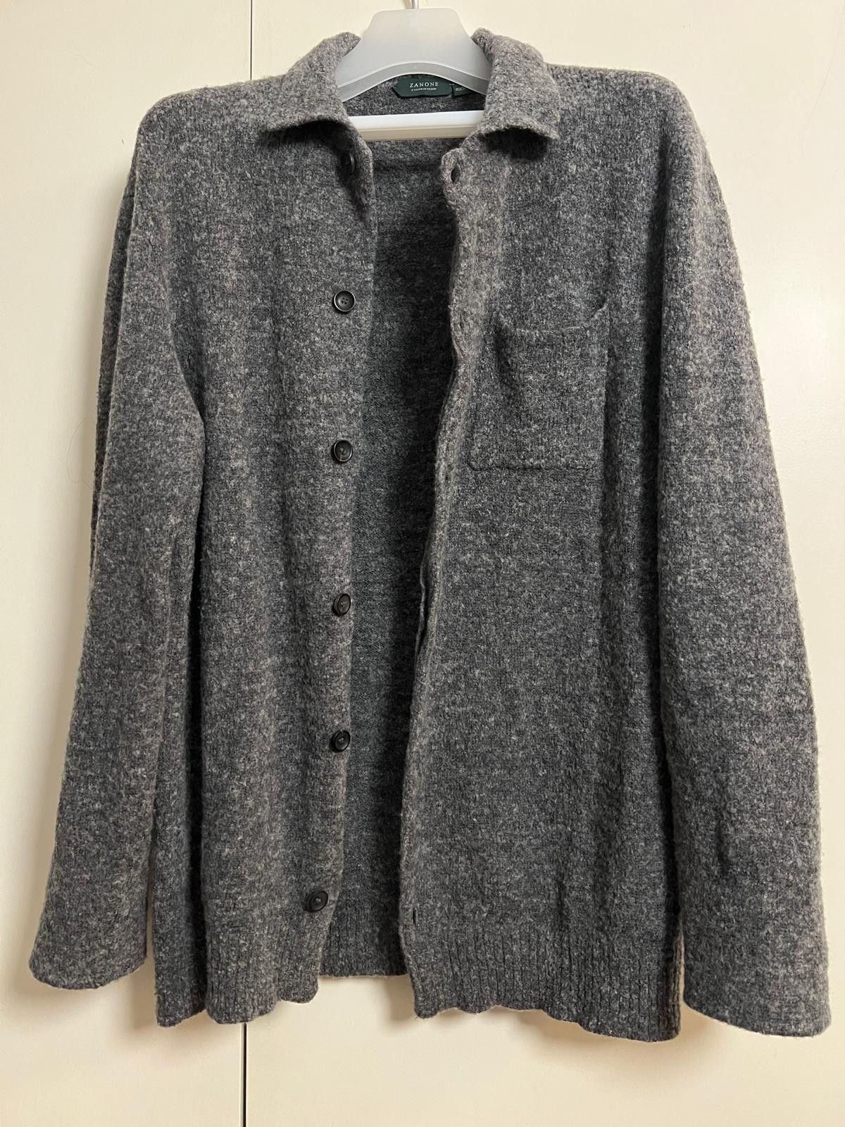 Zanone Slowear Incotex - Zanone Bouclé Wool Overshirt Size US M / EU 48-50 / 2 - 2 Thumbnail
