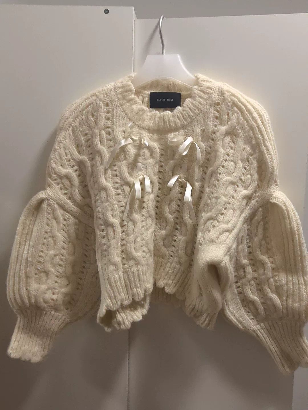 Simone Rocha Simone Rocha Cable Knit Sweater Size M / US 6-8 / IT 42-44 - 1 Thumbnail