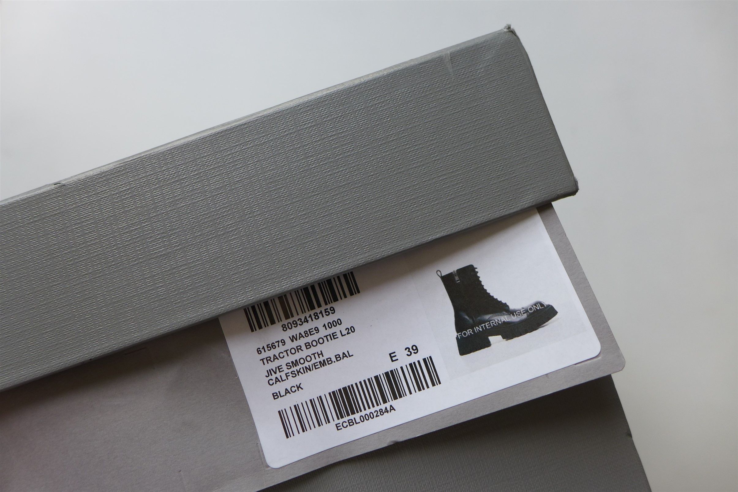 Balenciaga Balenciaga Tractor Boots - Black Calf Leather Size US 6 / EU 39 - 16 Thumbnail