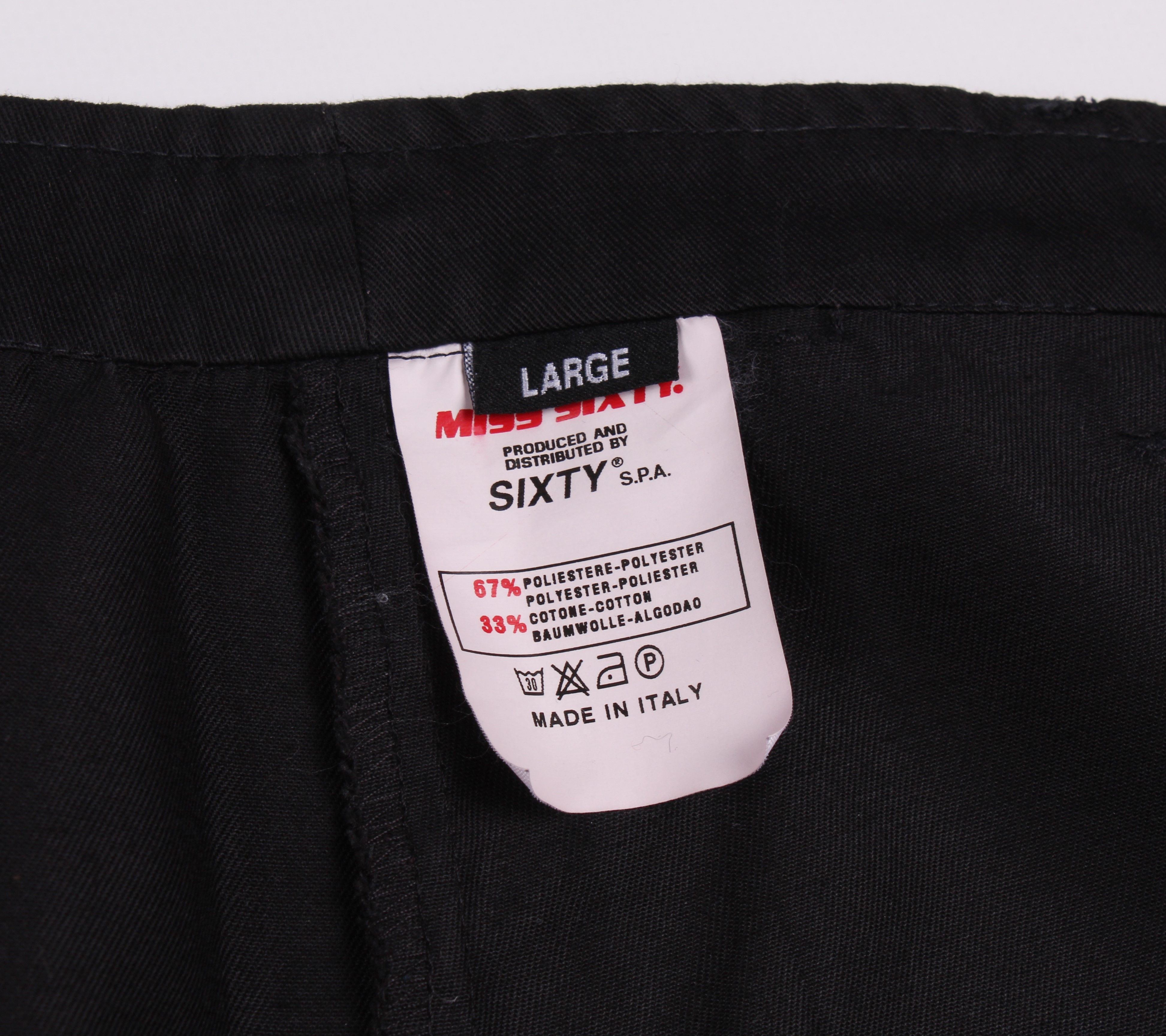 Miss Sixty Vintage Rare Miss Sixty y2k Open Mini Skirt Belt Size 32" / US 10 / IT 46 - 6 Thumbnail