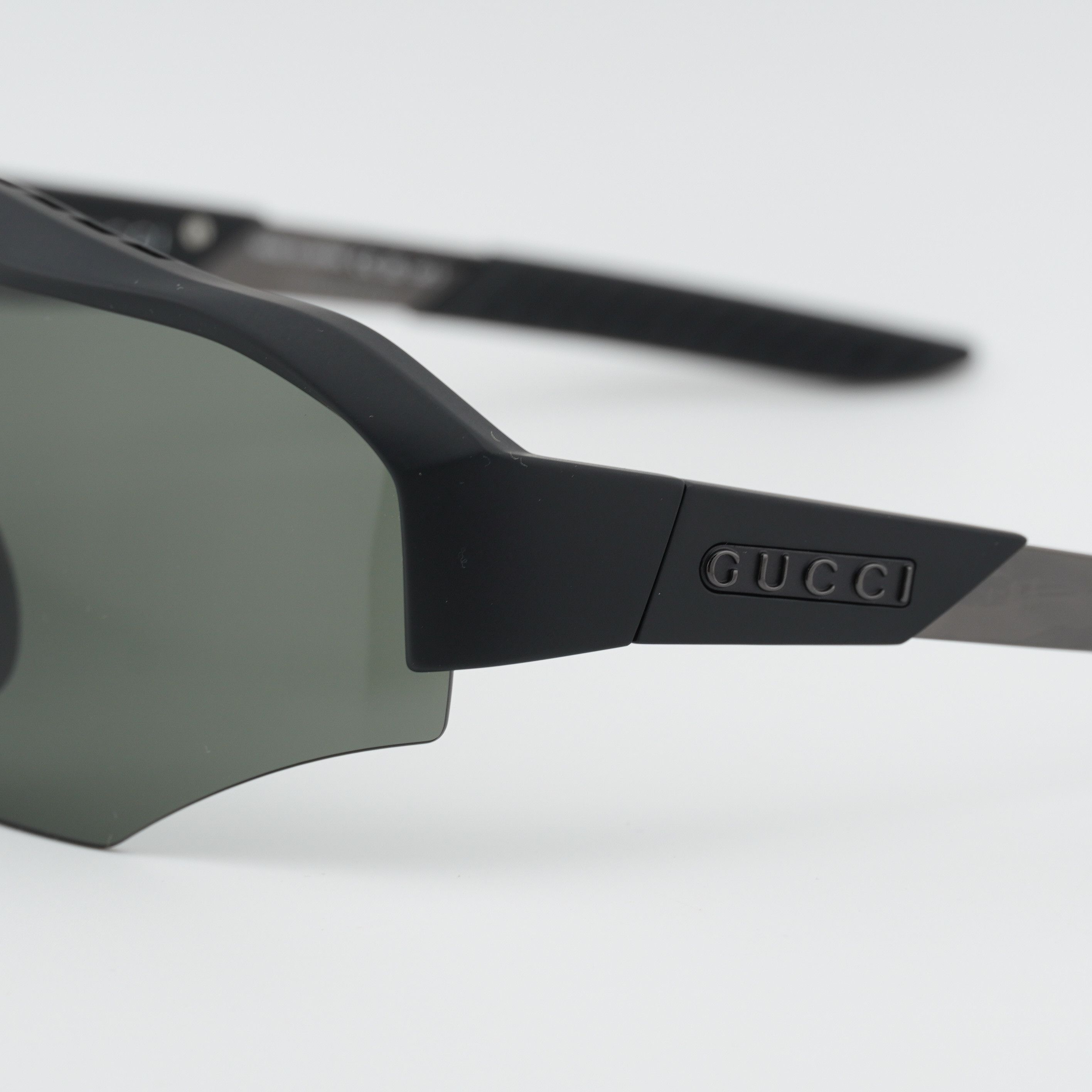 Gucci Gucci GG2017S 003 Sunglasses Black Shield Frame, Grey Lenses Size ONE SIZE - 2 Thumbnail