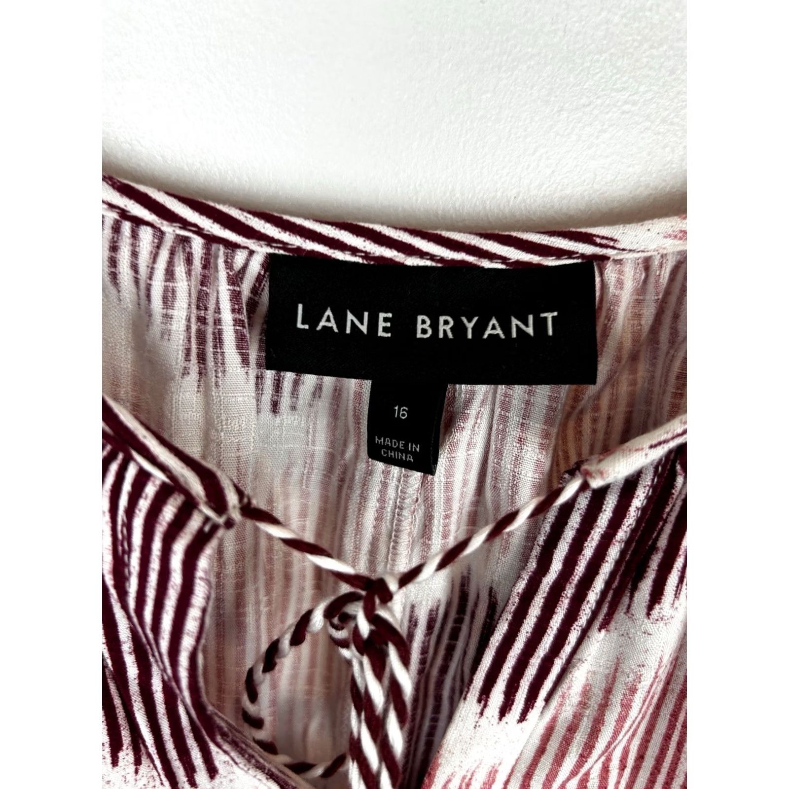 Vintage Lane Bryant Blouse Shirt Womens XL Tunic V-Neck Boho Floral Red Balloon Sleeve Hippie Peasant 16 Casual Spring Summer Fall Size XL / US 12-14 / IT 48-50 - 3 Thumbnail