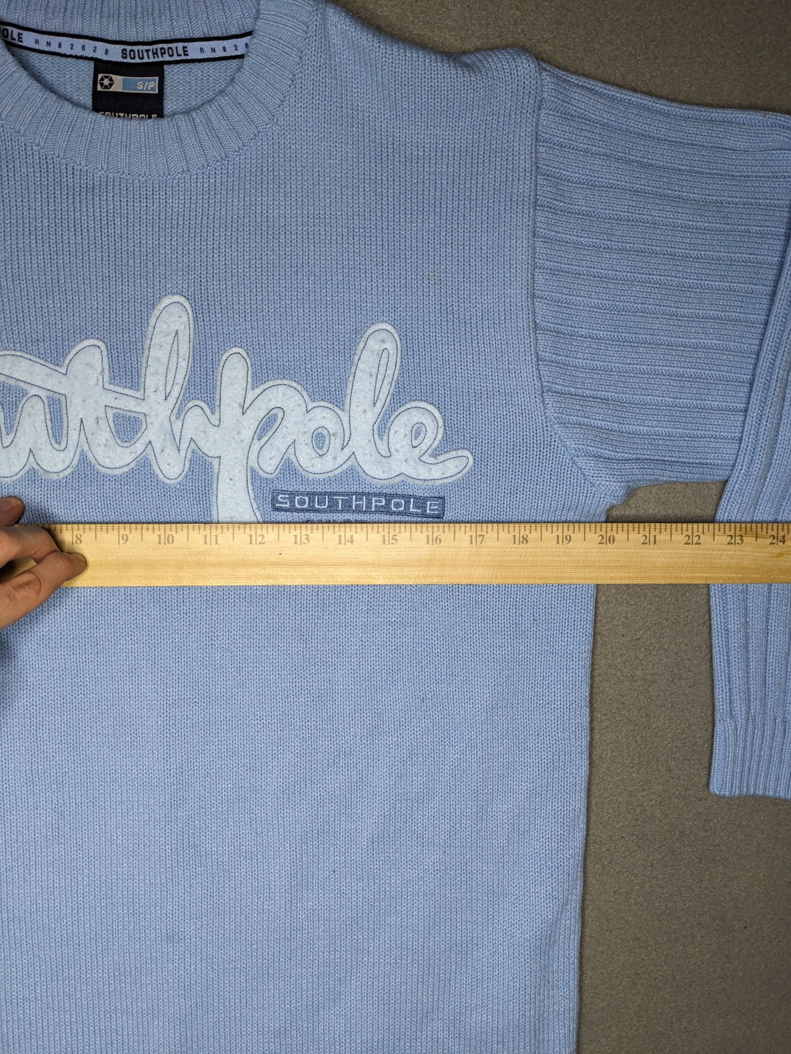 Southpole VINTAGE Southpole Y2K Knit Sweater Ribbed Acrylic Small Size US S / EU 44-46 / 1 - 10 Thumbnail
