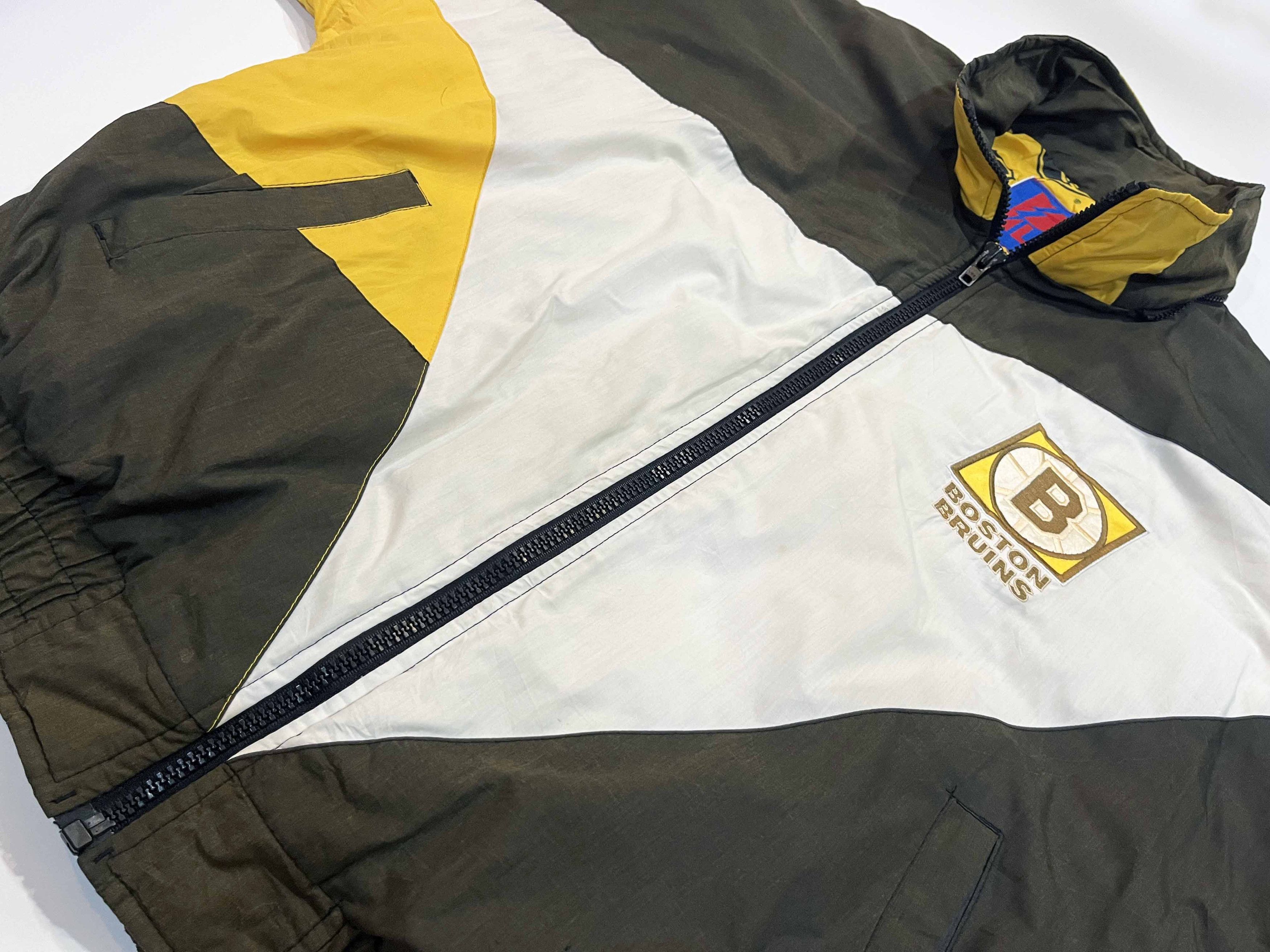 NHL × Pro Player × Vintage Vintage Pro Player NHL Boston Bruins Hockey Full Zip Puffer Size US XL / EU 56 / 4 - 10 Thumbnail