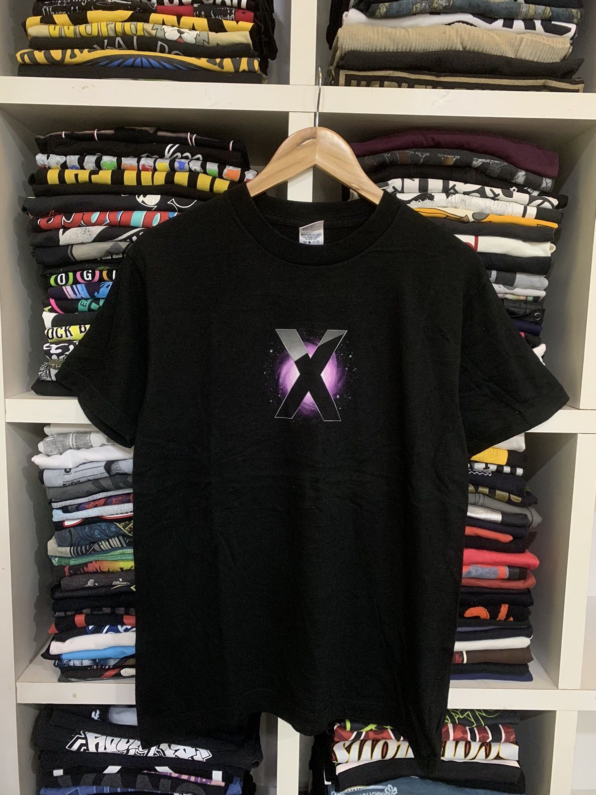 image of Apple Mac Os X Leopard in Black, Men's (Size Medium)