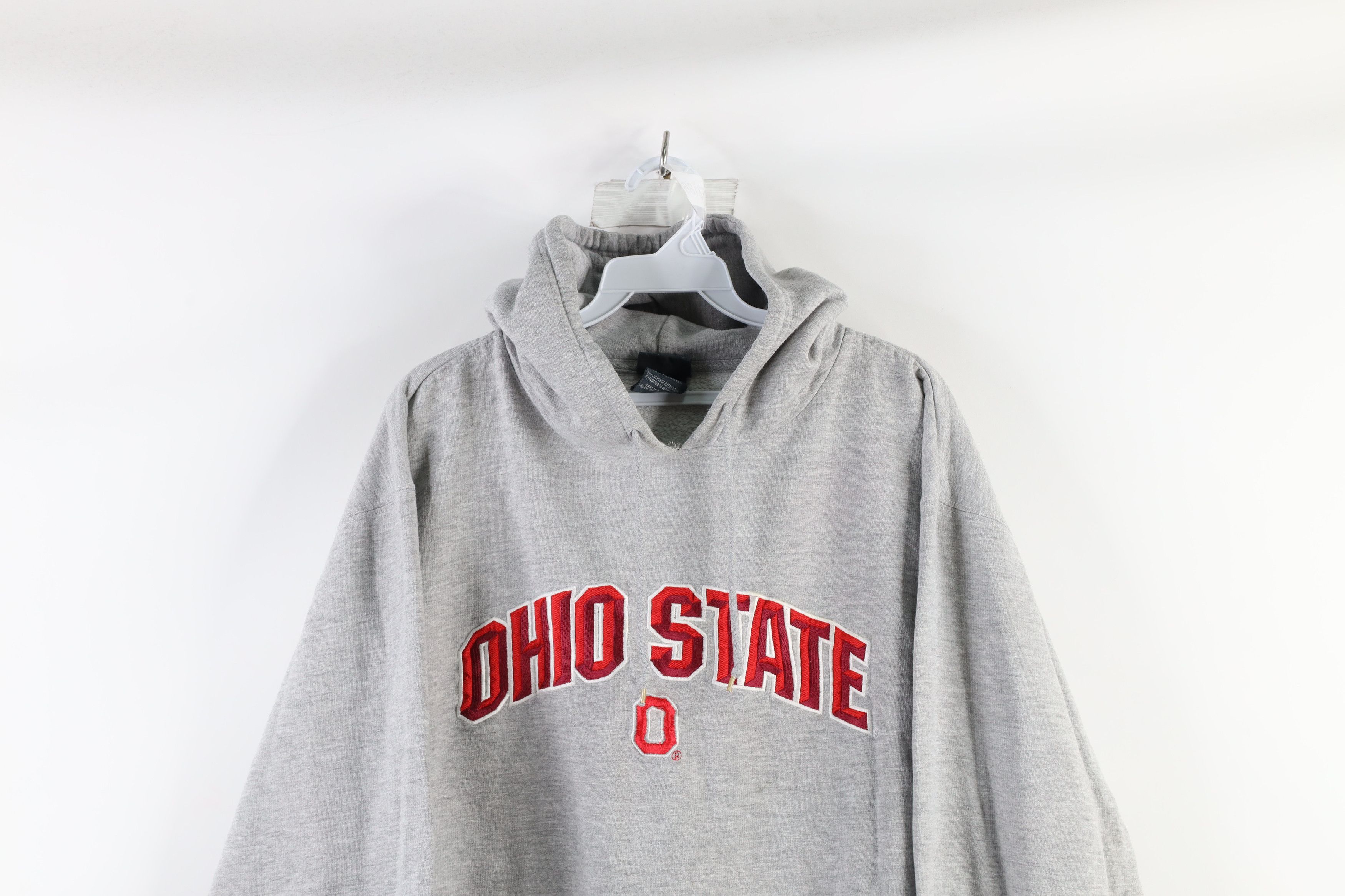 Vintage Vintage Distressed Ohio State University Hoodie Sweatshirt Size US L / EU 52-54 / 3 - 2 Thumbnail