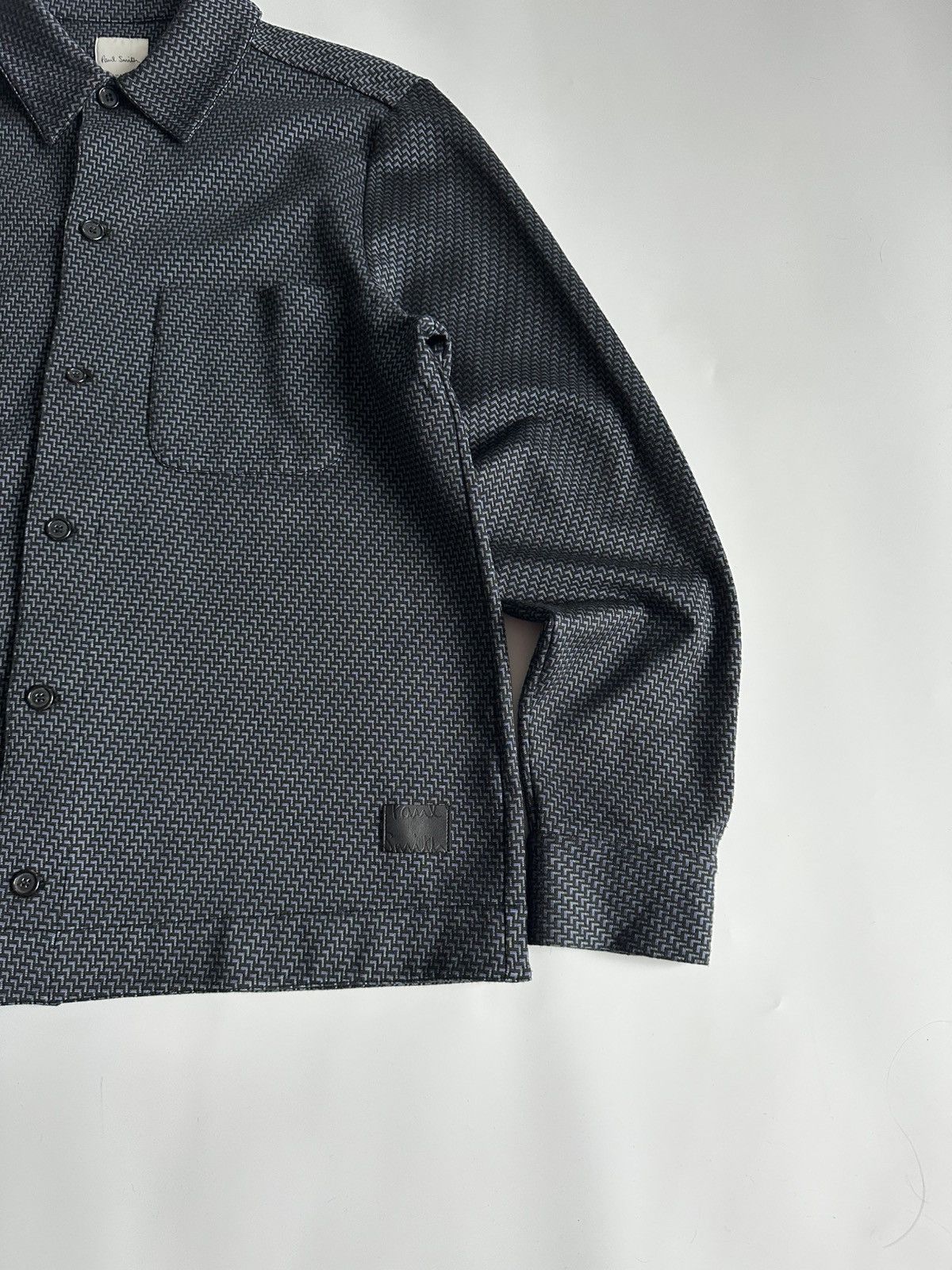 Paul Smith Paul Smith Viscose Jacquard overshirt shirt jacket Size US L / EU 52-54 / 3 - 3 Thumbnail