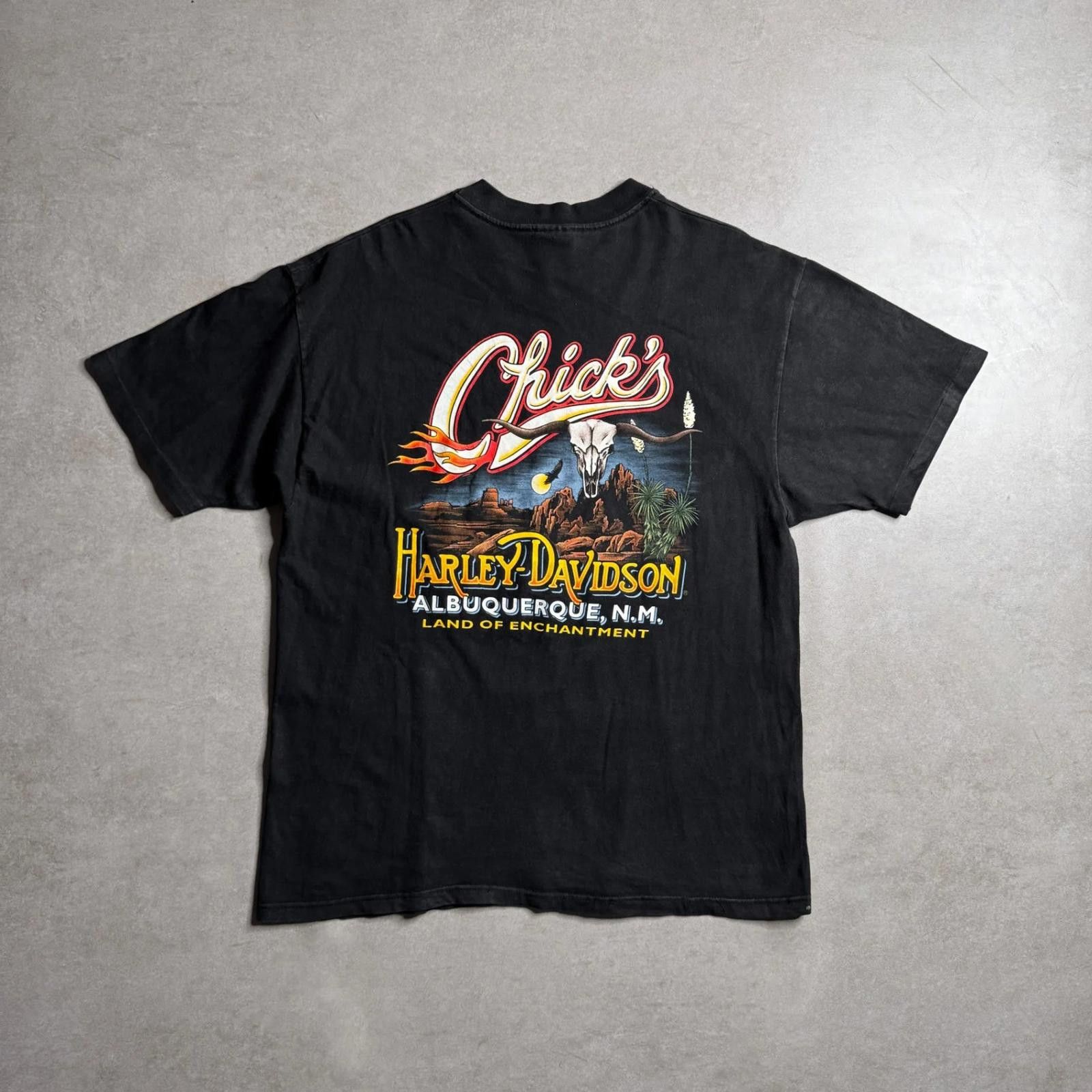 Harley Davidson Vintage Harley Davidson Black T-shirt - M Size US M / EU 48-50 / 2 - 2 Thumbnail