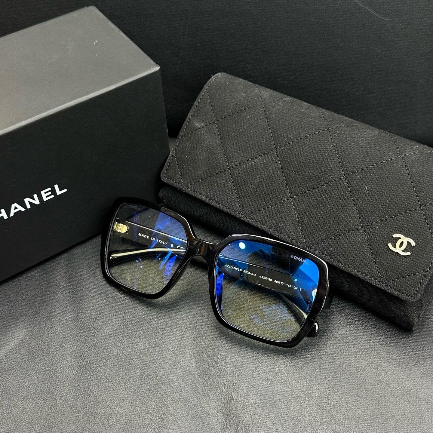 Chanel Chanel Black Frame Glasses Size ONE SIZE - 1 Preview
