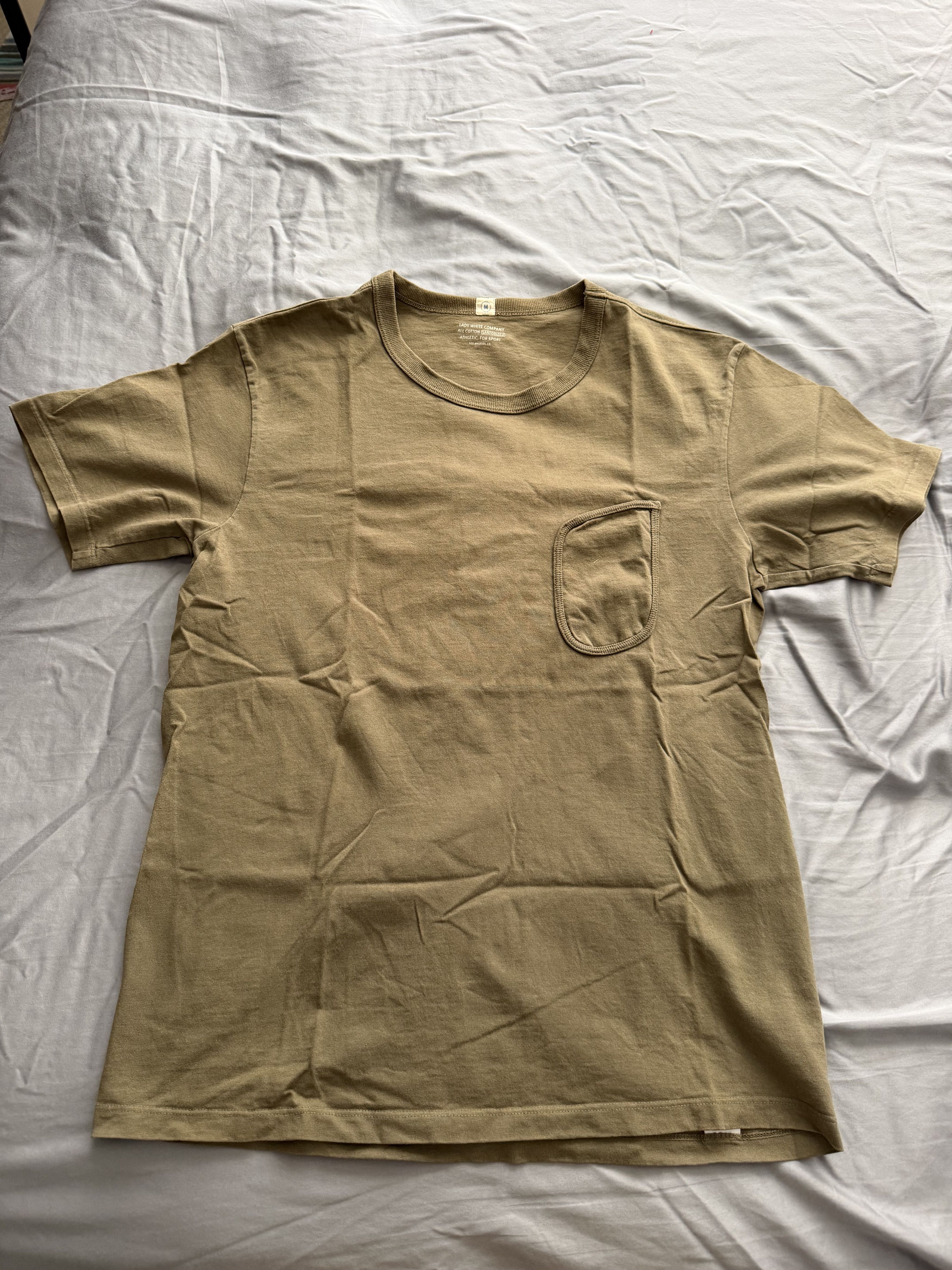Lady White Co. Lady White Co. Clark Pocket Tee Olive Size US M / EU 48-50 / 2 - 1 Thumbnail
