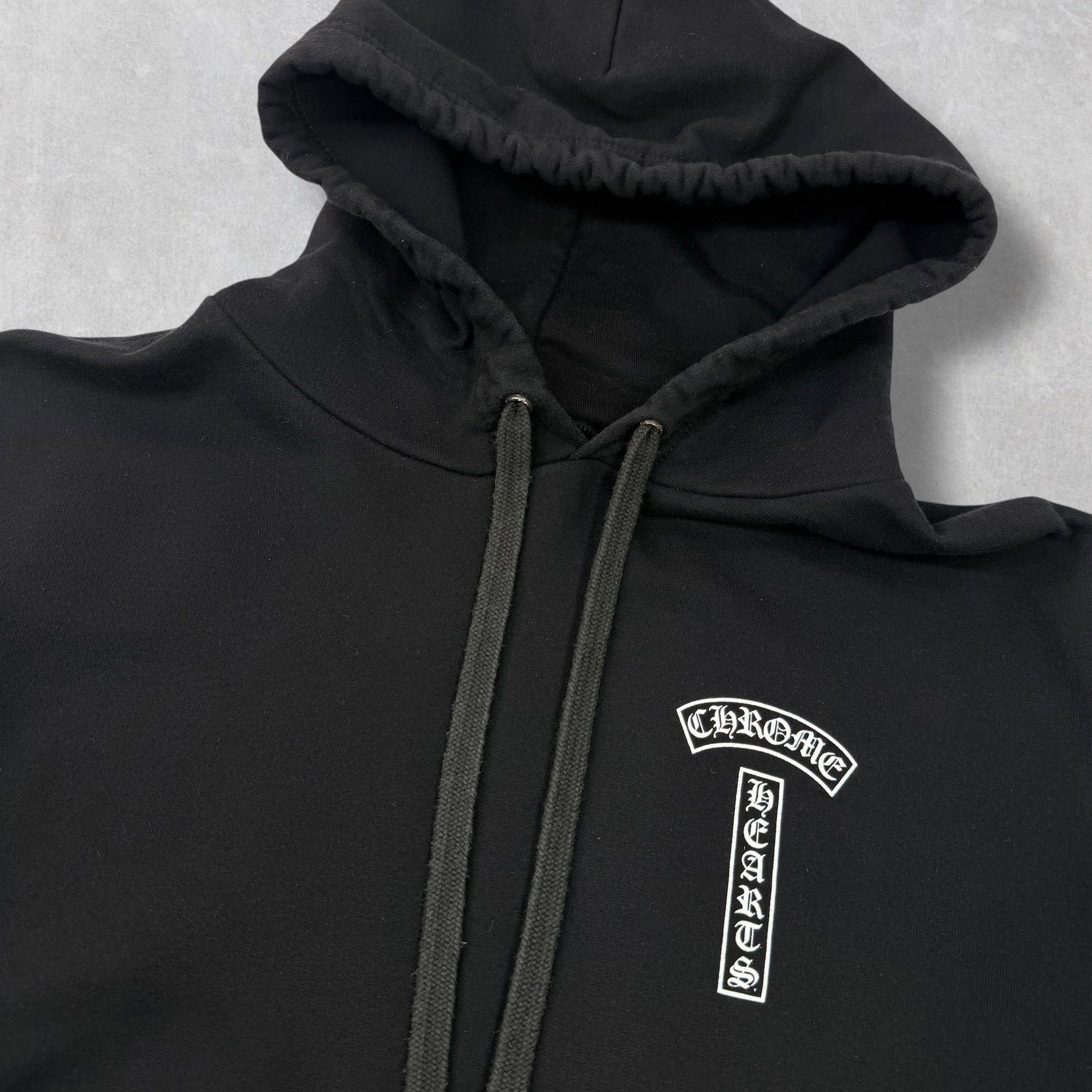Chrome Hearts Chrome Hearts Black T-bar Hoodie L Size US L / EU 52-54 / 3 - 3 Thumbnail