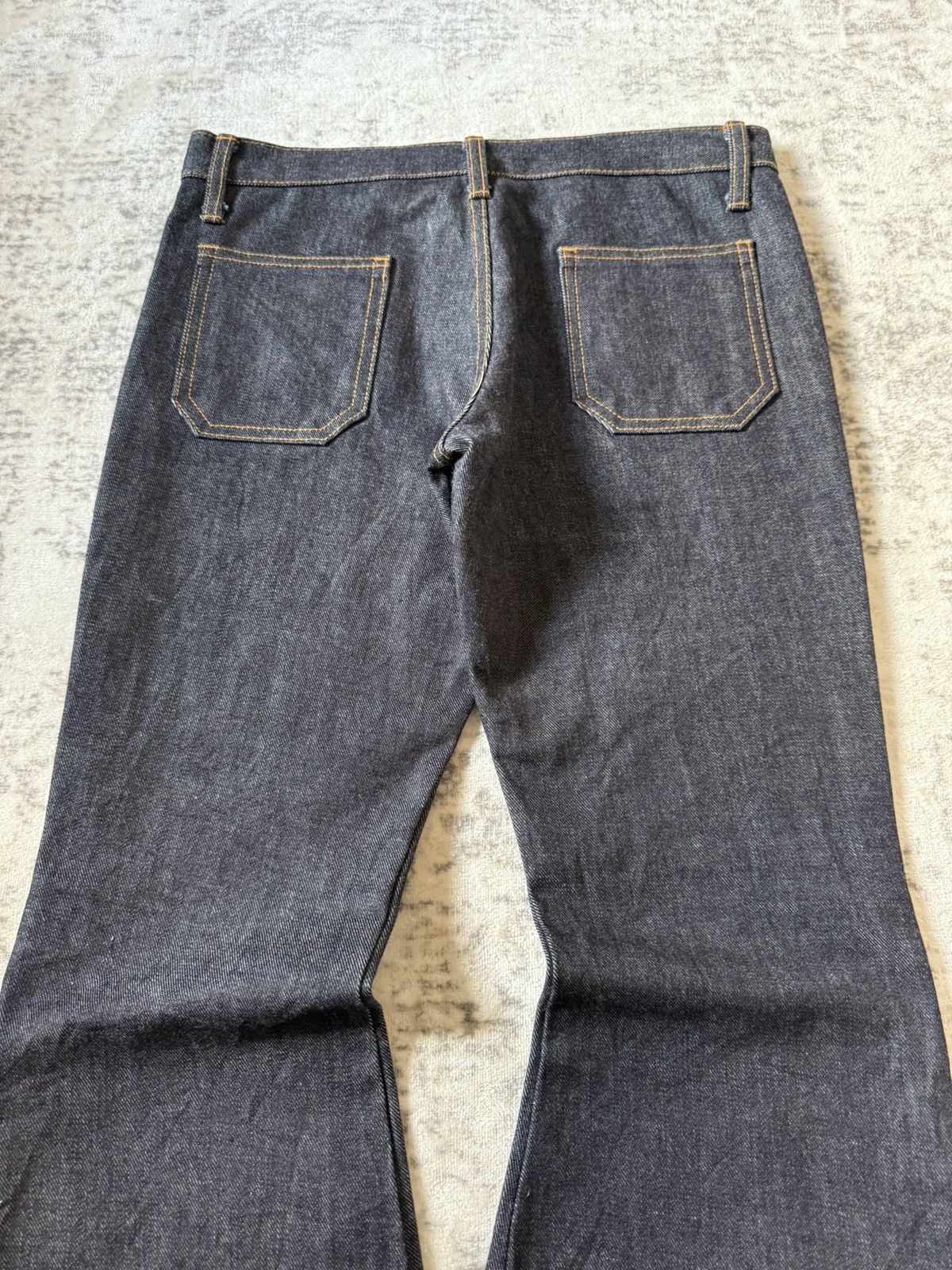 Tornado Mart Tornado Mart Style Side Button Bell Bottom Flare Jeans Size US 29 - 13 Thumbnail