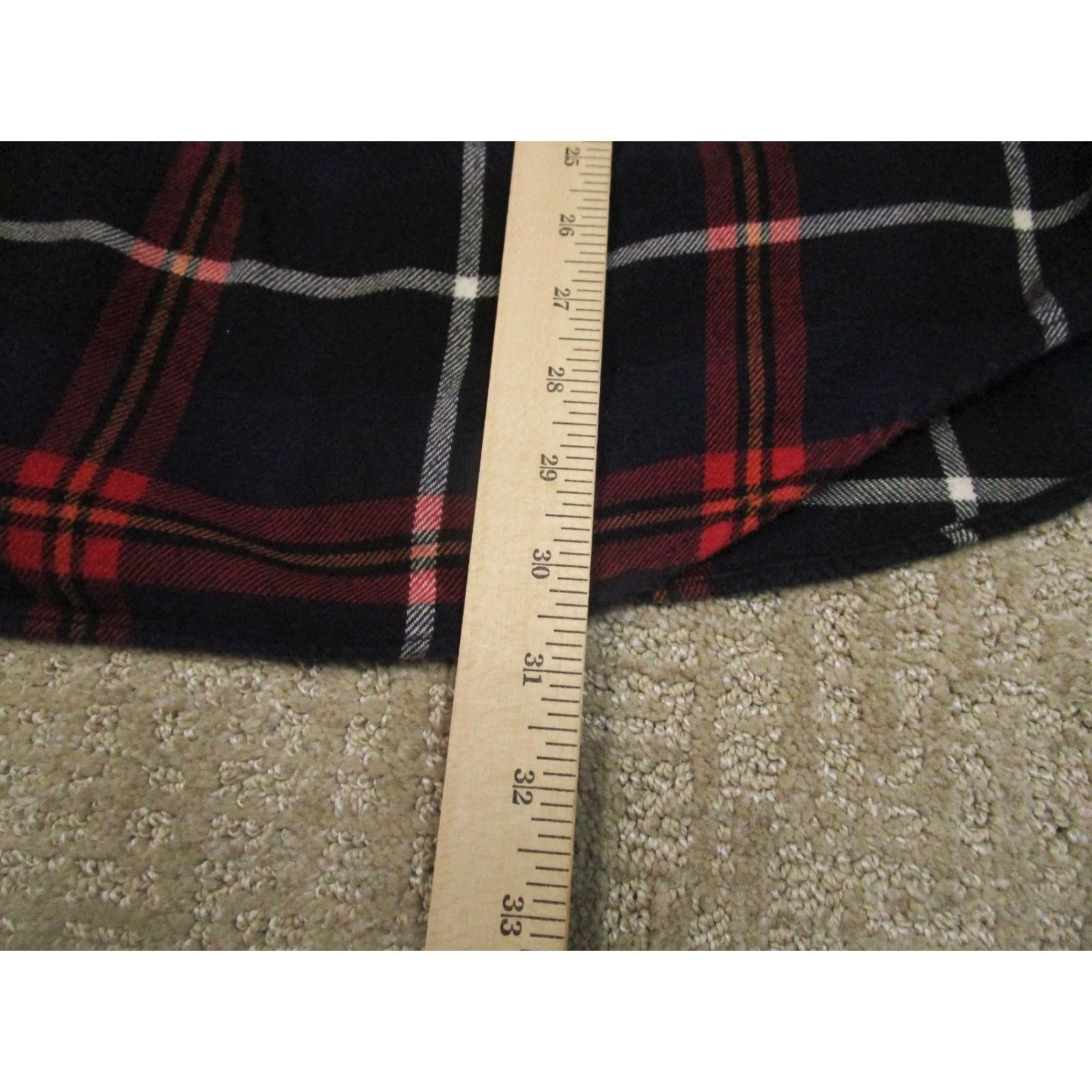 J.Crew VINTAGE J.CREW Shirt Men L Blue Plaid Oarsman Flannel Long Sleeve 90s Button-Up COTTON, KNIT, OUTDOOR Mens Size US L / EU 52-54 / 3 - 6 Thumbnail