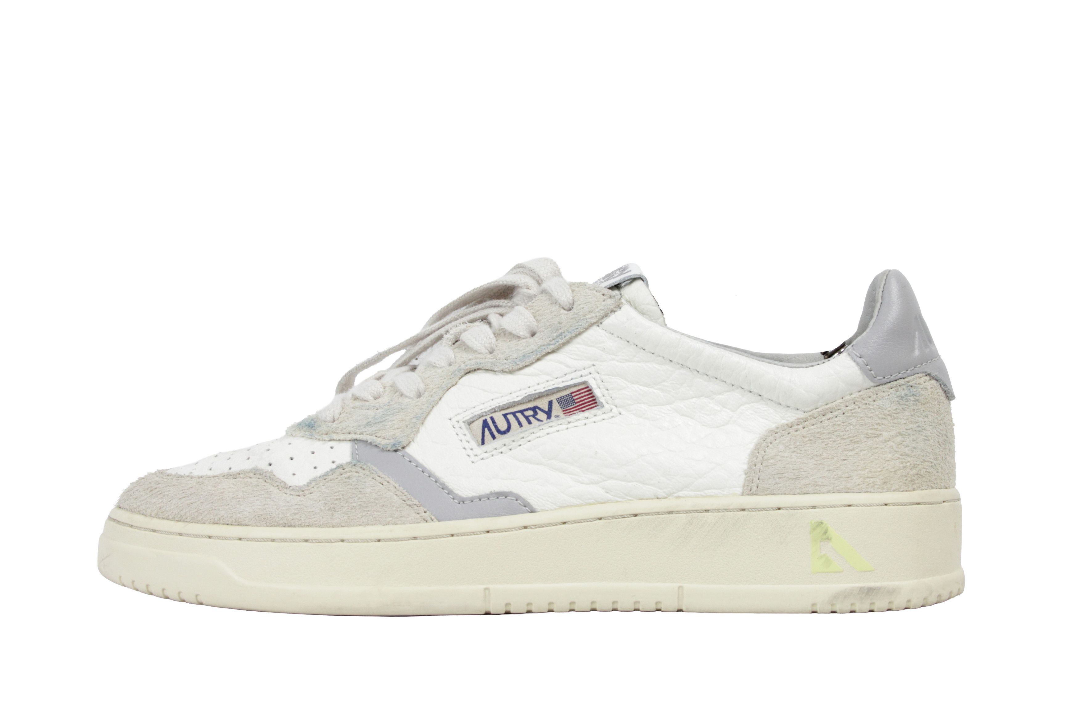 AUTRY Medalist Low "Distressed" Leather Sneakers Size US 8 / EU 41 - 2 Thumbnail