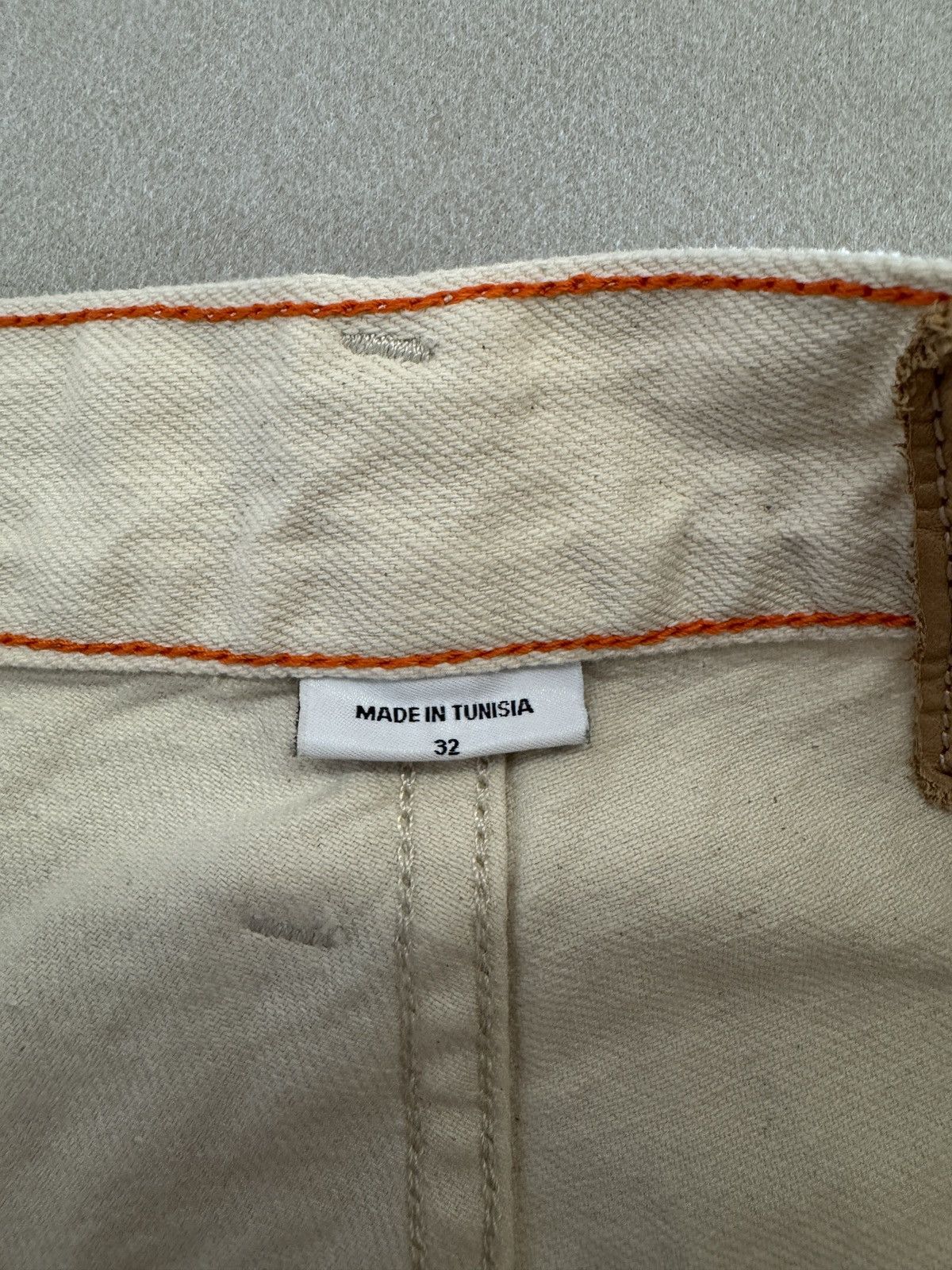 Calvin Klein × Heron Preston Calvin Klein x Heron Preston White Carpenter Pant Size US 32 / EU 48 - 4 Thumbnail