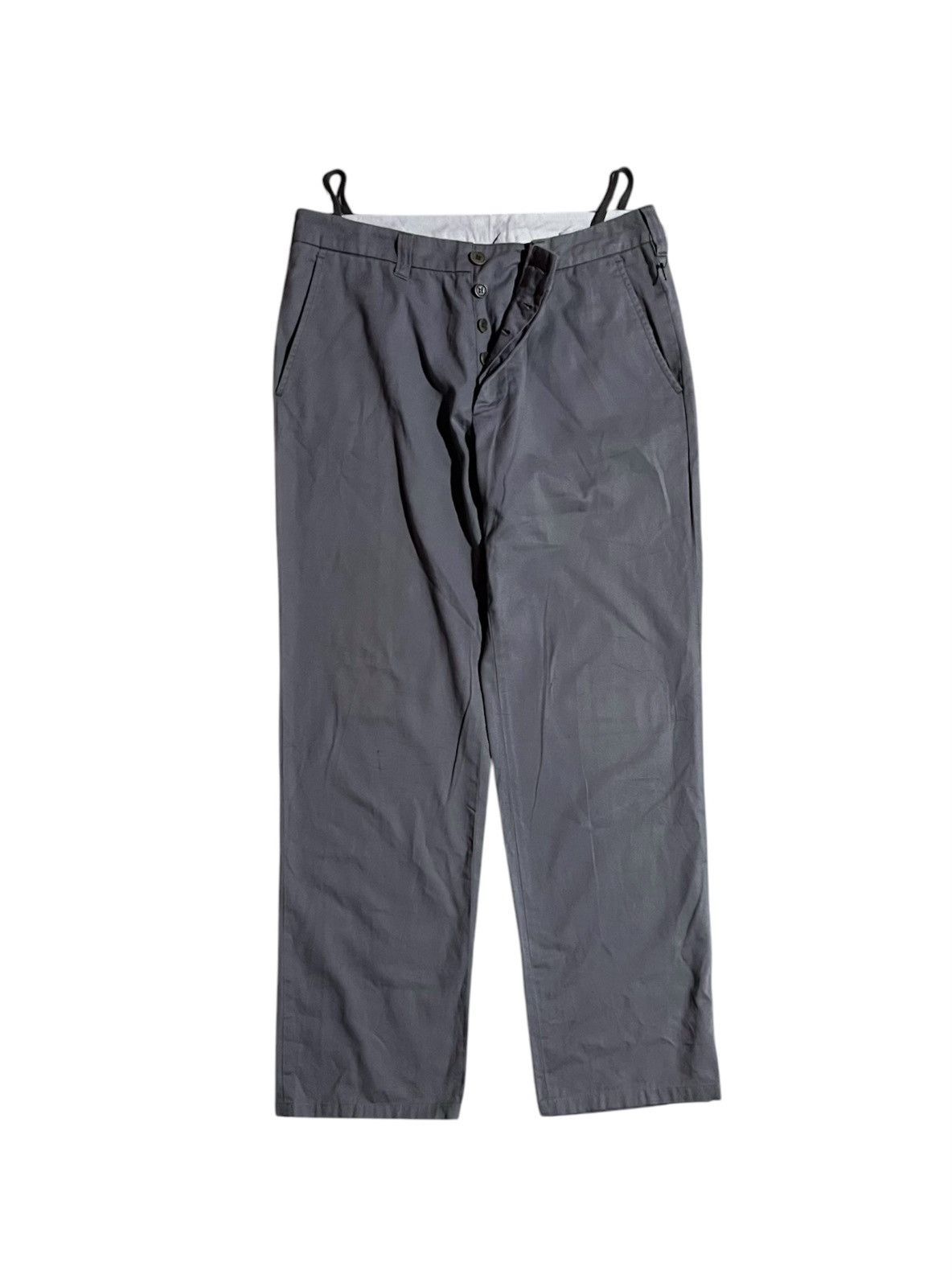 Helmut Lang Helmut lang vintage trousers casual pants bondage grey Size US 42 / EU 58 - 1 Thumbnail