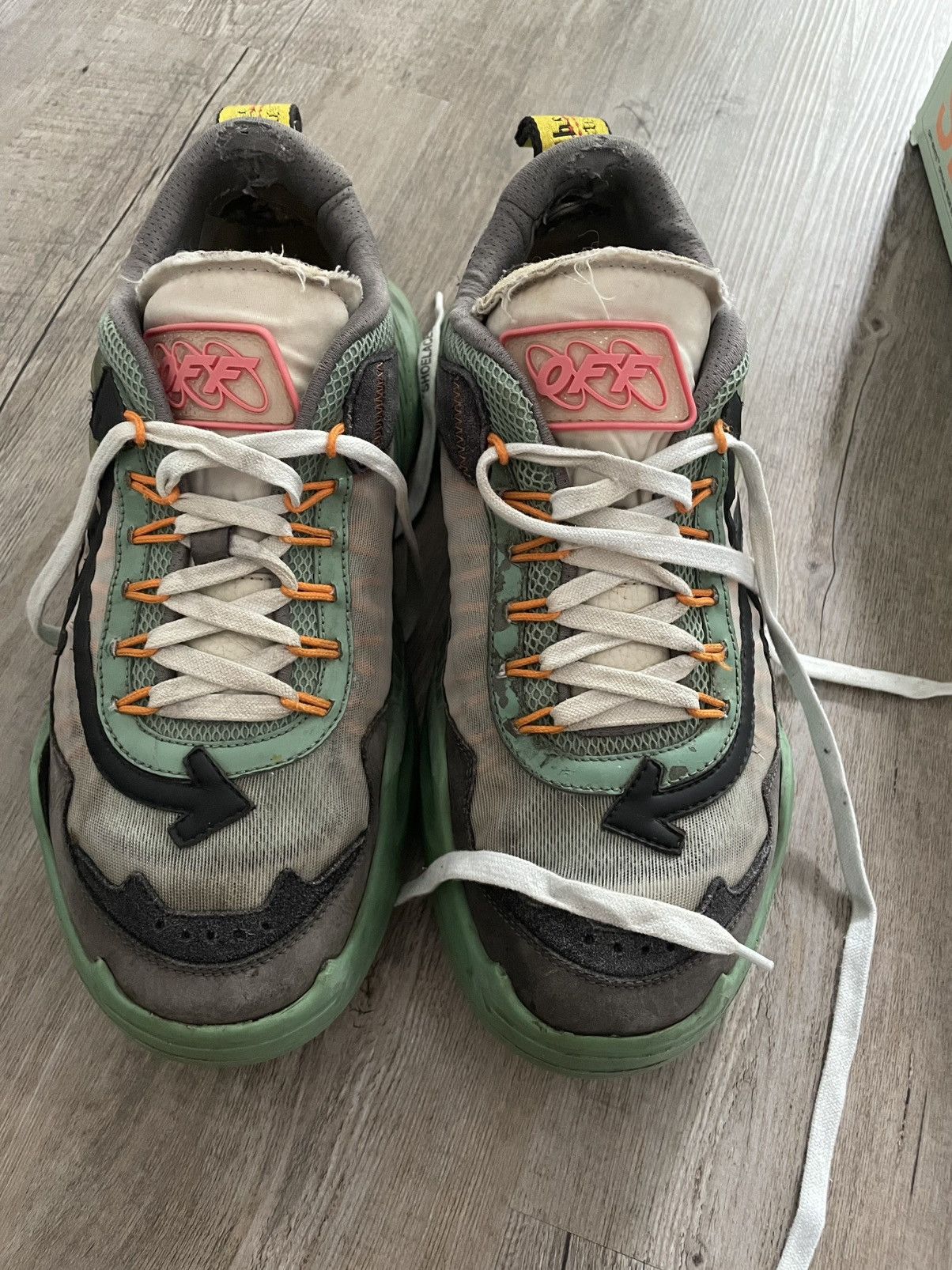 Off-White Off white odsy 1000 green Size US 9.5 / EU 42-43 - 5 Thumbnail