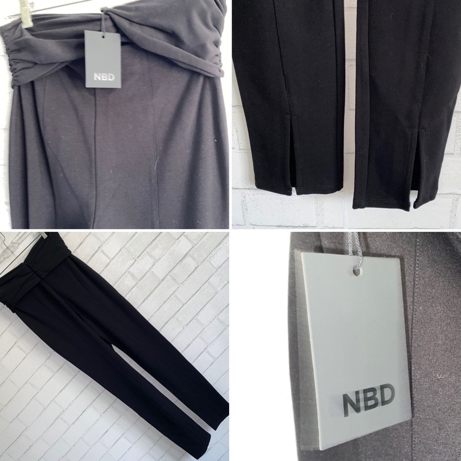 REVOLVE New NBD Revolve $168 Celine M BLK High Waist Pant MED NWT Size 28" / US 6 / IT 42 - 7 Thumbnail