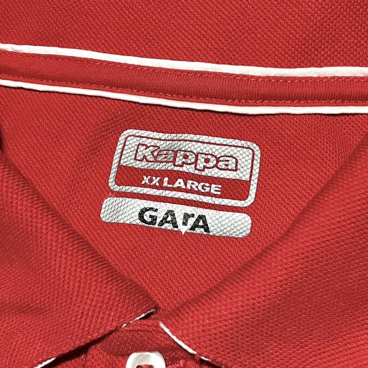 Kappa Rare Serie B SSC BARI Kappa Eroi Cotton Red Polo Shirt Size US XL / EU 56 / 4 - 9 Thumbnail