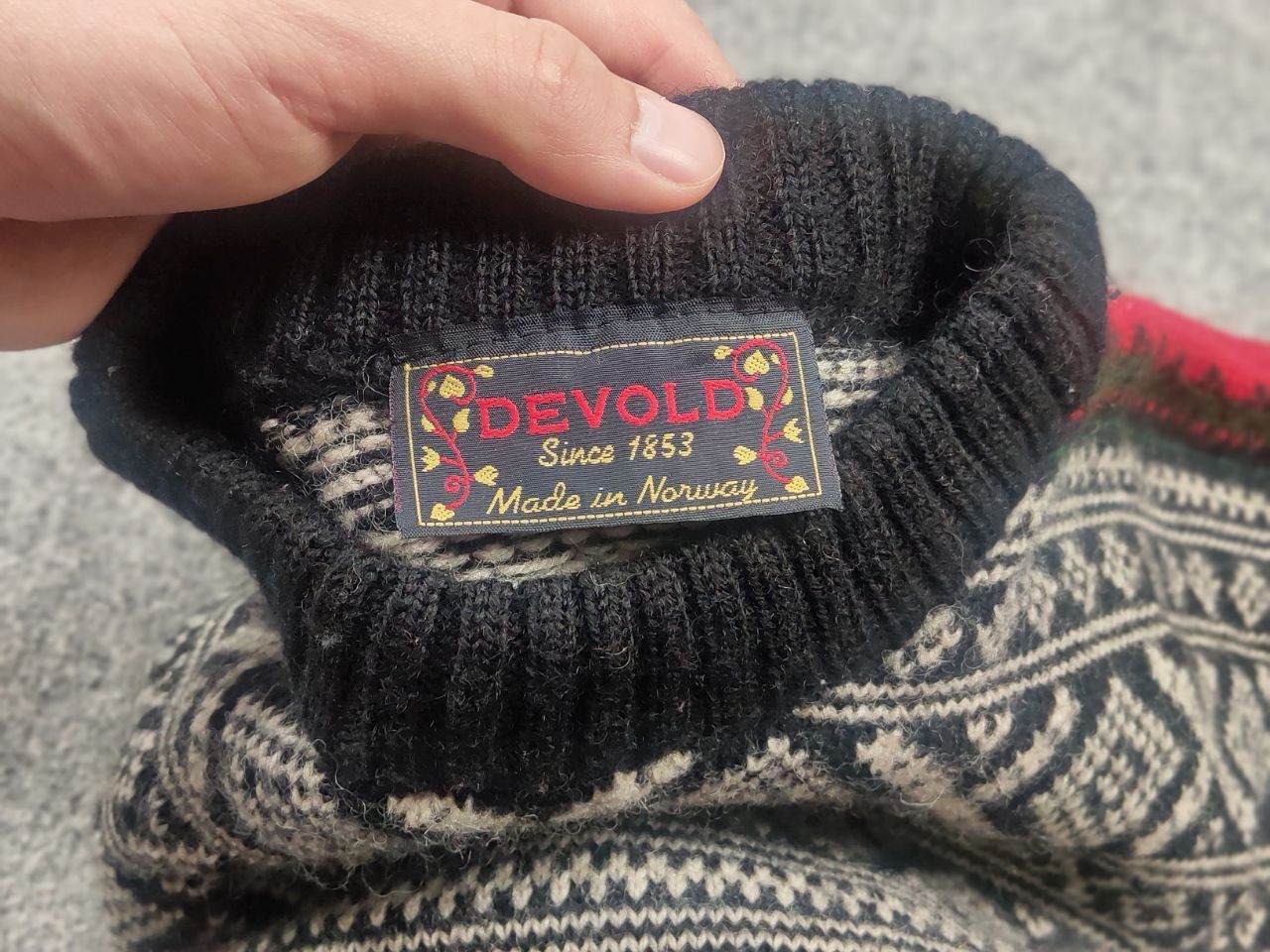 Dale Of Norway Vintage 80's Devold Pure wool Knit Fisherman Sweater Norweg Size US S / EU 44-46 / 1 - 10 Thumbnail