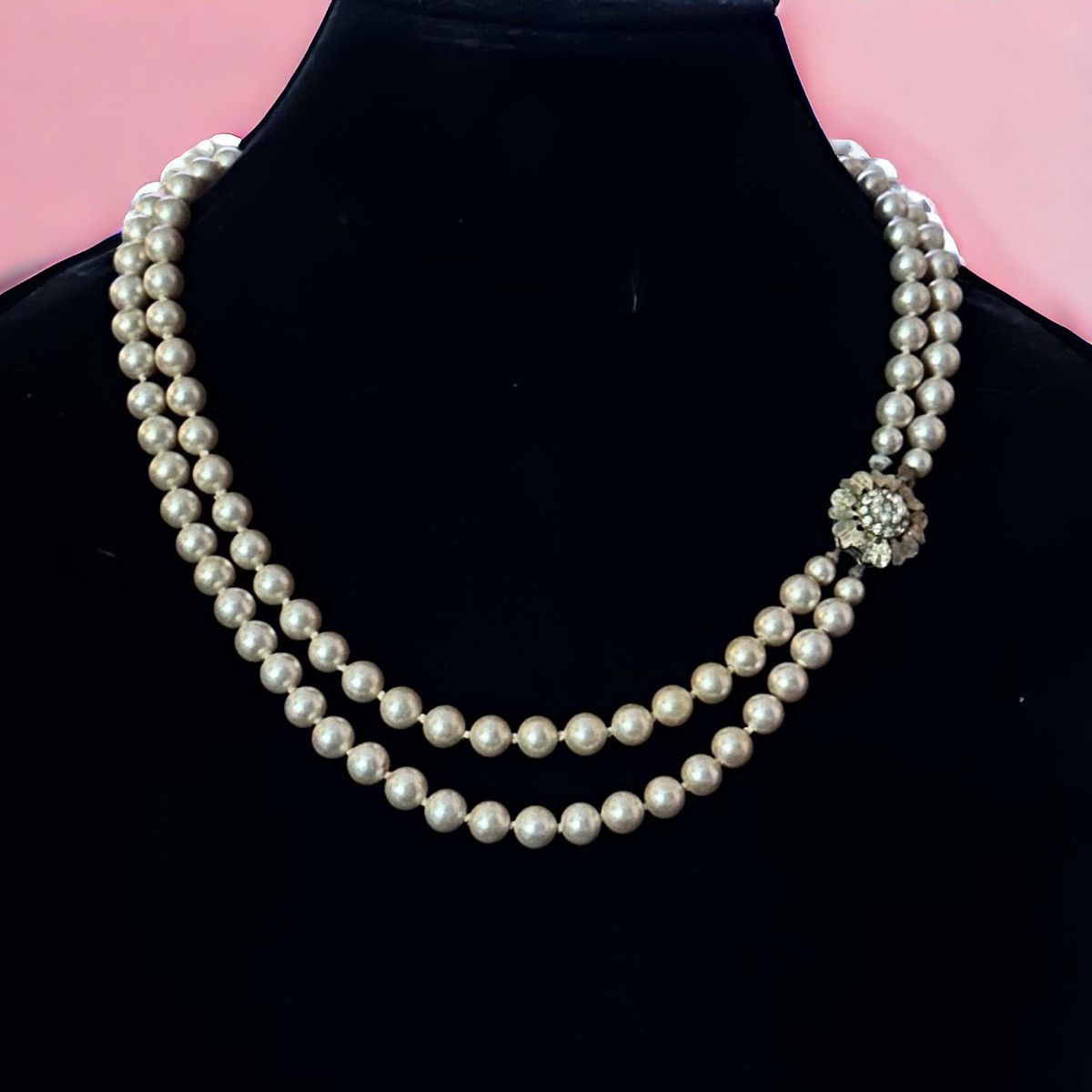 Vintage Vintage layered faux pearl necklace Size ONE SIZE - 1 Thumbnail