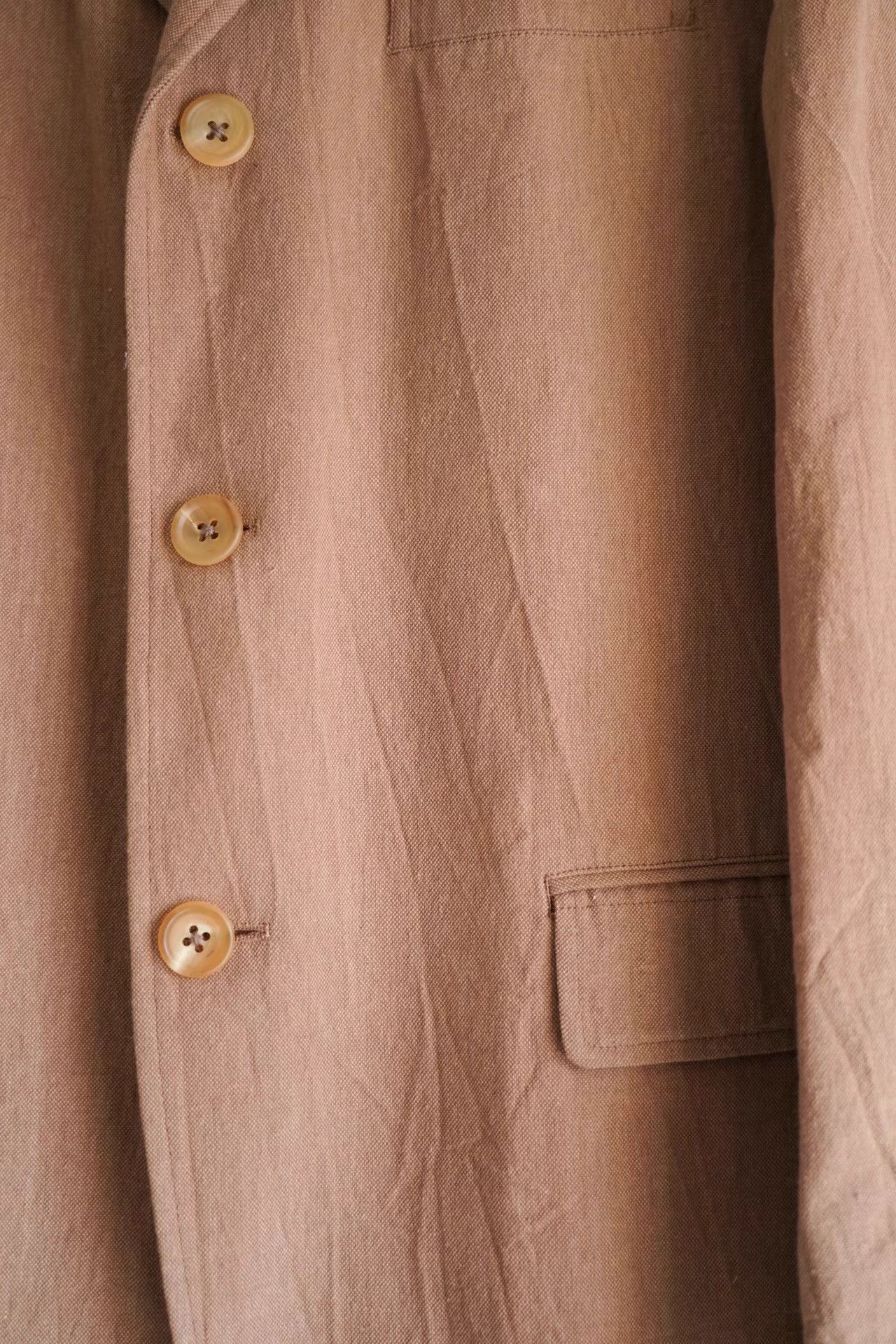 Yohji Yamamoto Yohji Yamamoto 01ss Persimmon Dyed Texture Blazer K4 Size US M / EU 48-50 / 2 - 4 Thumbnail