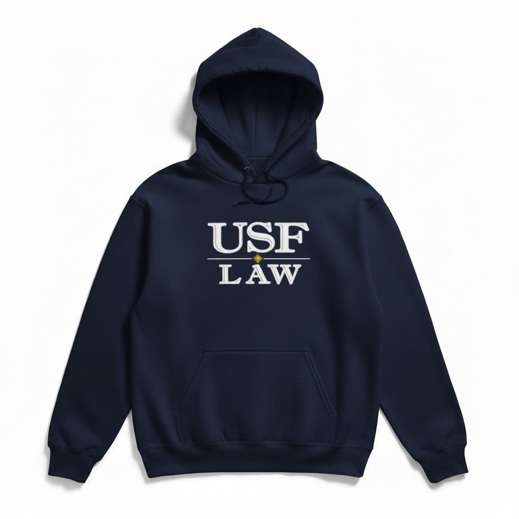 Port & Company USF University of San Francisco Men's Small Navy Blue Hoodie Size US S / EU 44-46 / 1 - 1 Thumbnail