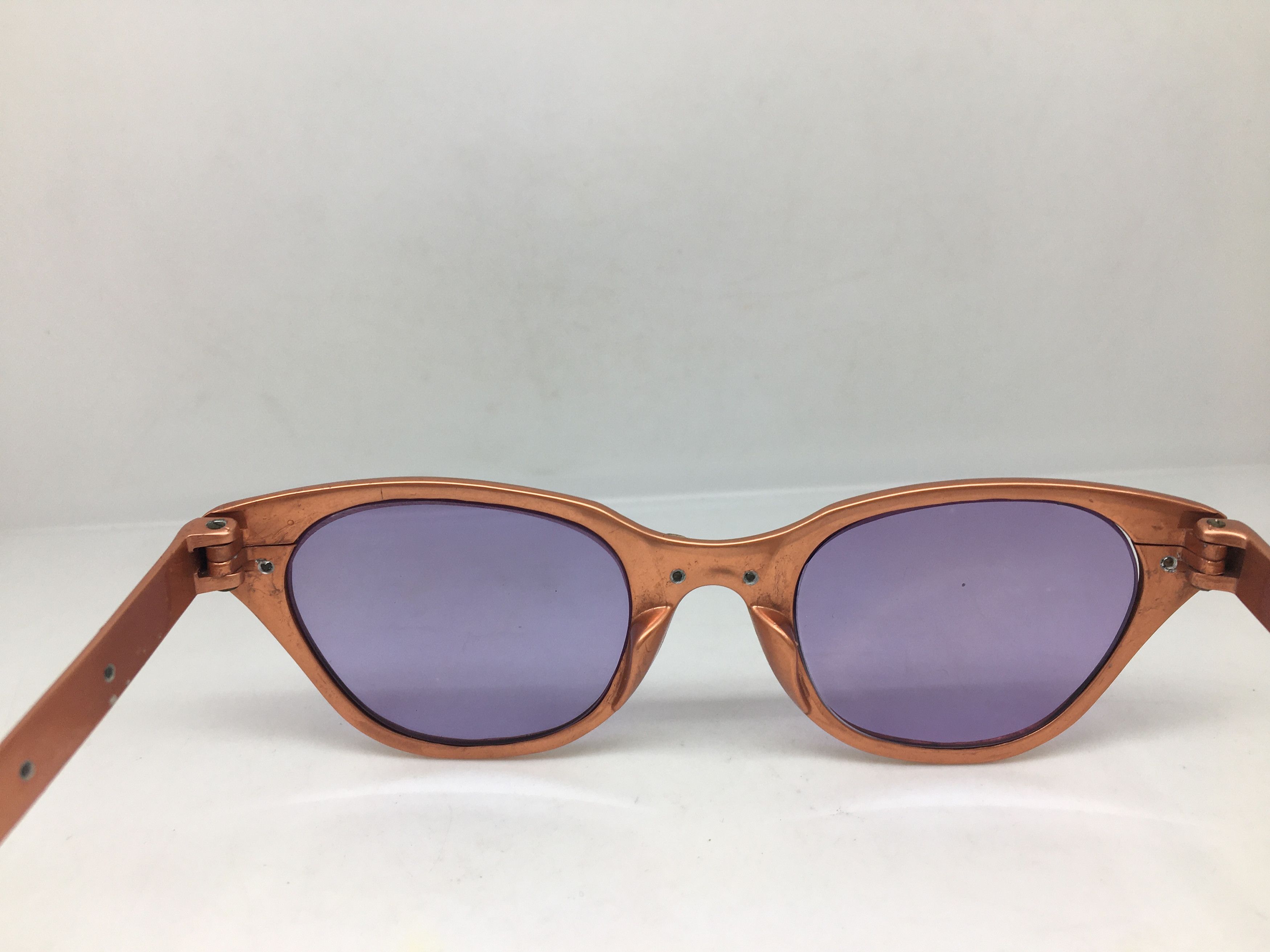 Vintage Vintage 50s TURA Woman Aluminum Cateye Sunglasses Size ONE SIZE - 7 Thumbnail