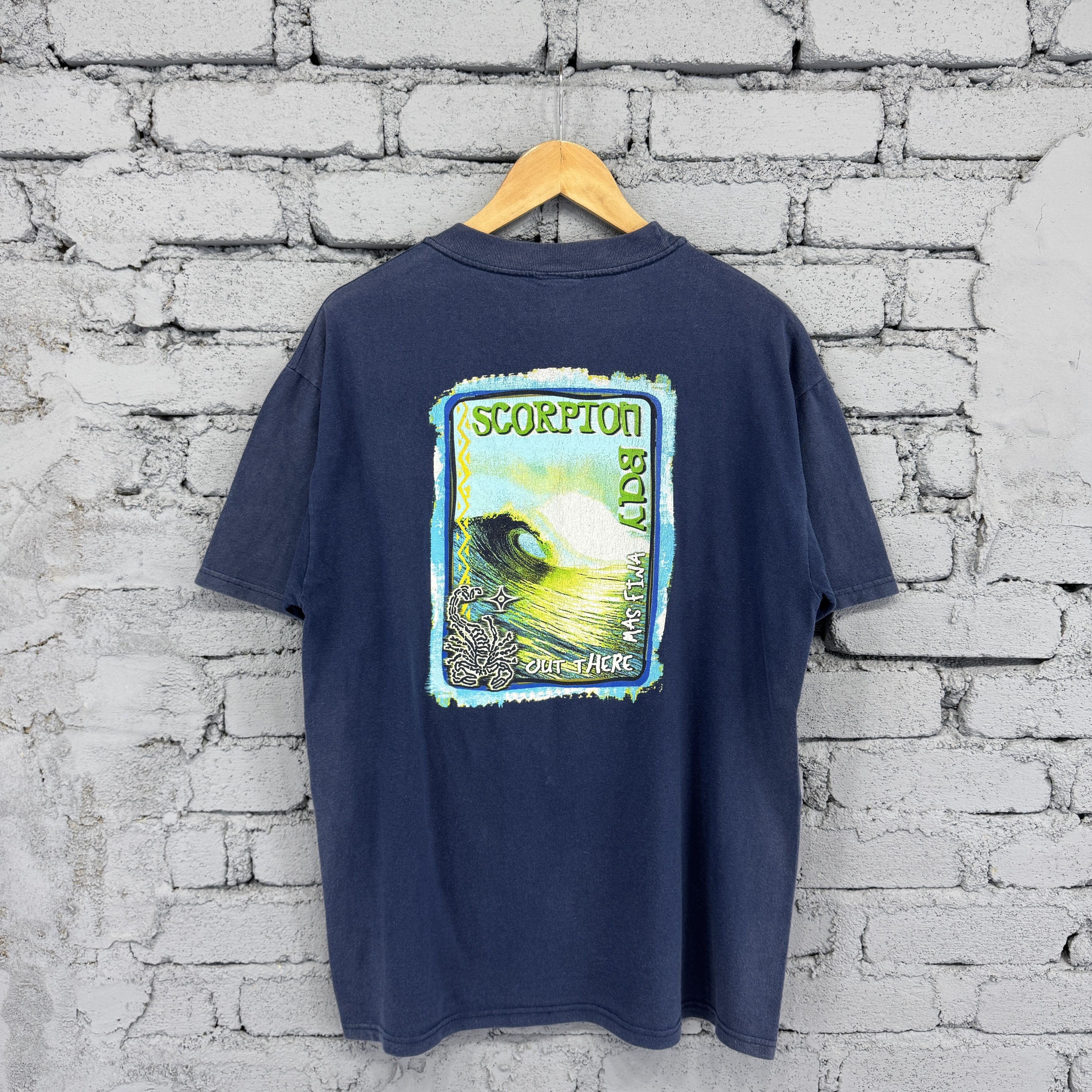 Vintage Vintage Scorpion Bay Back Print Tshirt Size US M / EU 48-50 / 2 - 1 Thumbnail