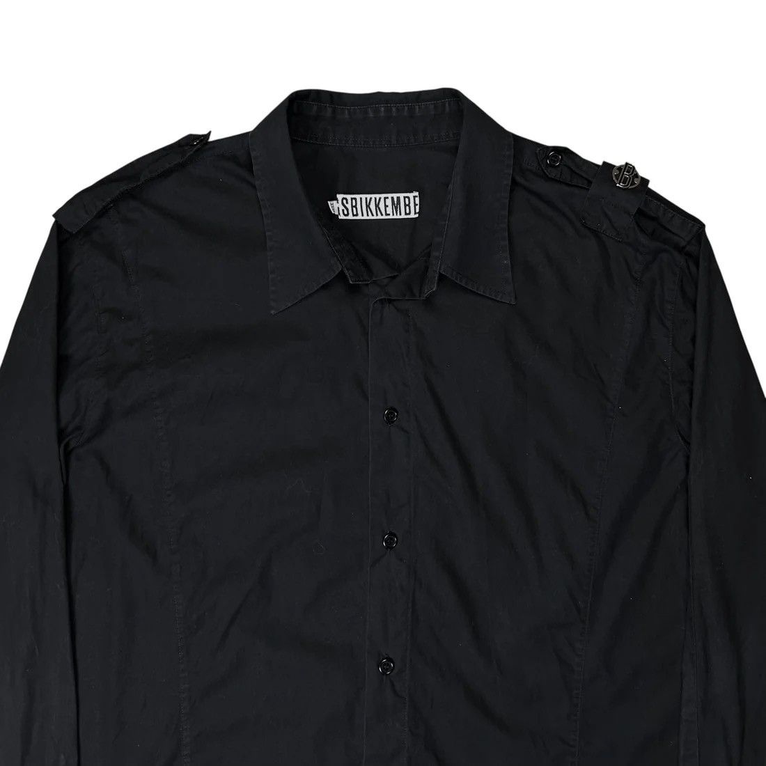 Dirk Bikkembergs Dirk Bikkembergs Military Metal Epaulettes Shirt - AW07 Size US XL / EU 56 / 4 - 4 Thumbnail