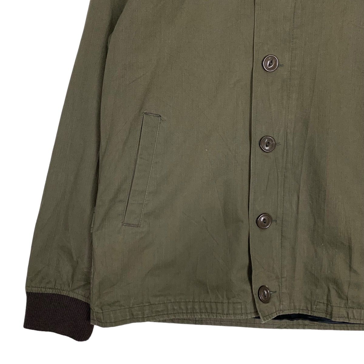 Japanese Brand EVIL NUMBER Embroidey Big Logo Barn Jacket #0481-C22 Size US M / EU 48-50 / 2 - 3 Thumbnail