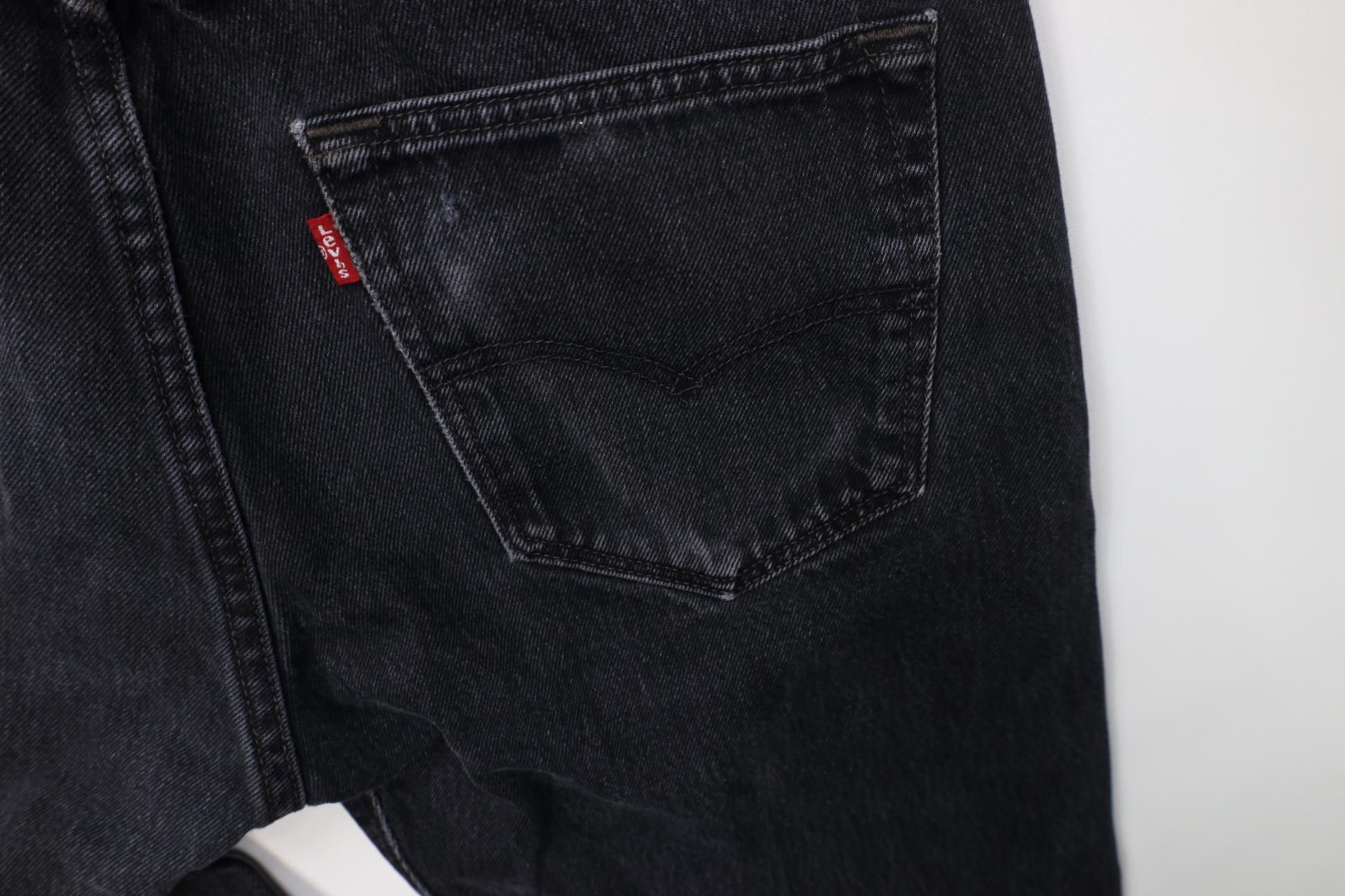 Levi's Vintage Y2K Levis 501xx Button Fly Original Fit Jeans Black Size US 33 - 14 Thumbnail