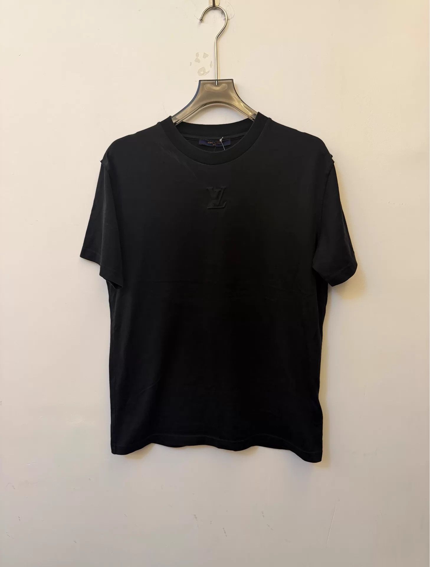 Louis Vuitton LOUIS VUITTON Logo Short Sleeve Tee Men's Black M Size US M / EU 48-50 / 2 - 1 Thumbnail