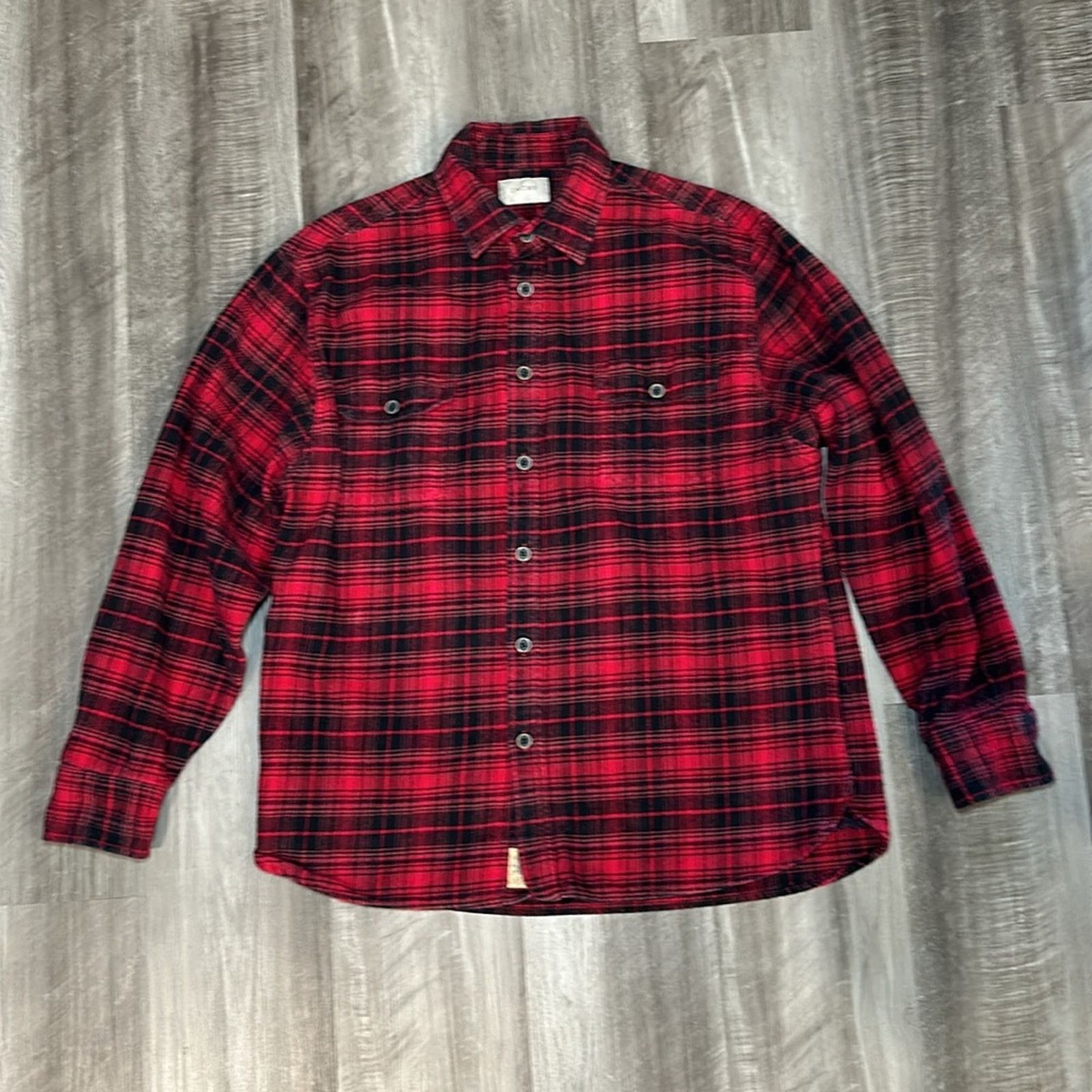 JACHS NY Jachs Heavy Flannel Long Sleeve Button Down - XL Size US XL / EU 56 / 4 - 2 Thumbnail