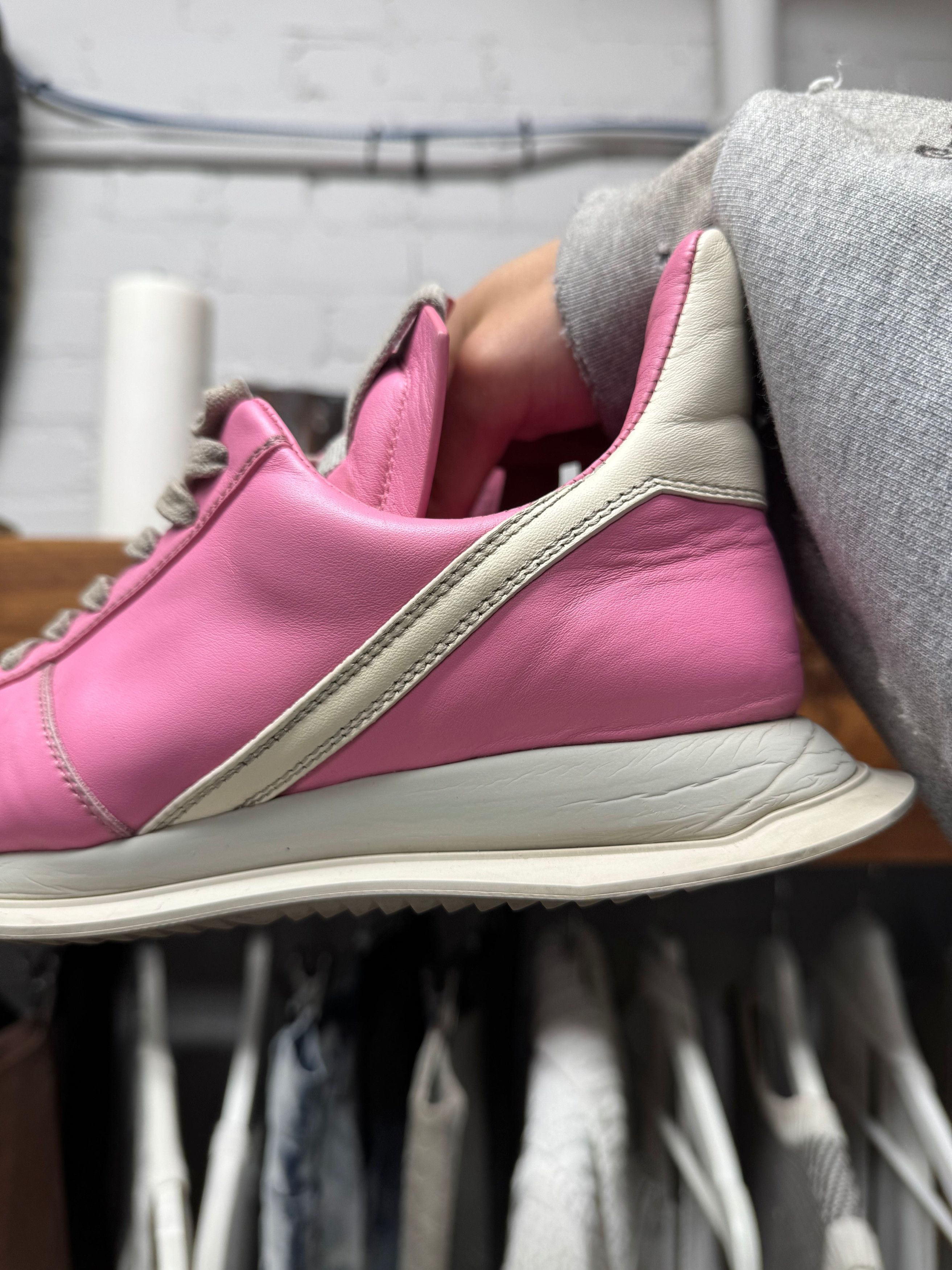 Rick Owens SS2021 Rick Owens ‘Phlegethon’ Leather Runners Size US 8 / IT 38 - 2 Thumbnail