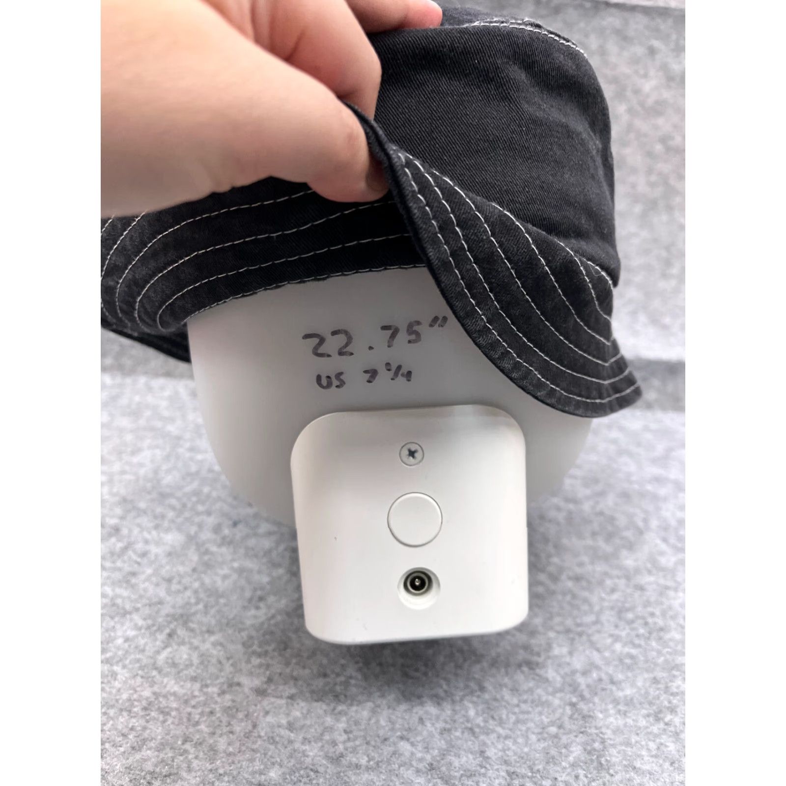 Vintage VINTAGE Bucket Hat Adult One Size Black 100% Cotton Outdoors Twill Hat Mens Black One Size Cotton Twill Outdoor Cap Size ONE SIZE - 7 Thumbnail