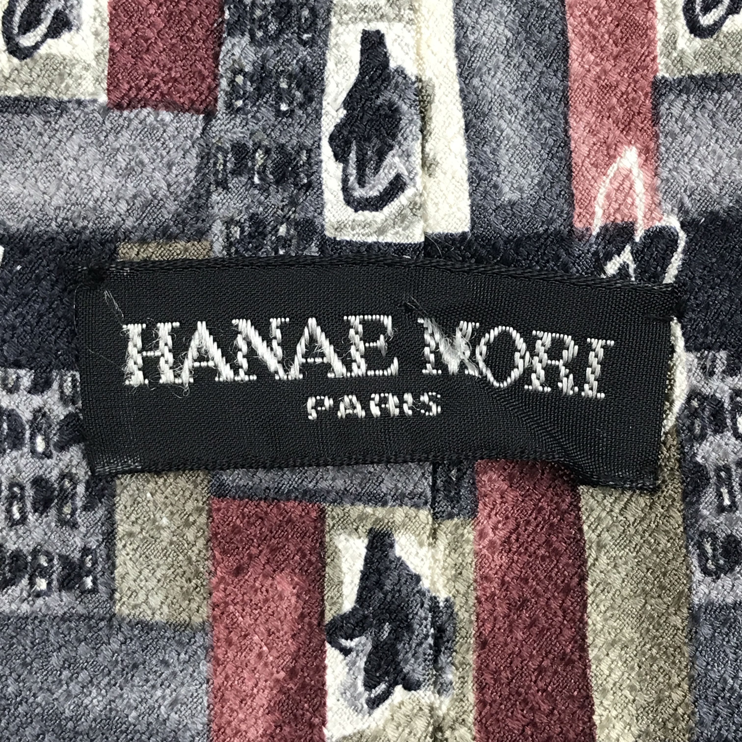 Vintage Vintage Hanae Mori Silk Necktie Size ONE SIZE - 7 Thumbnail