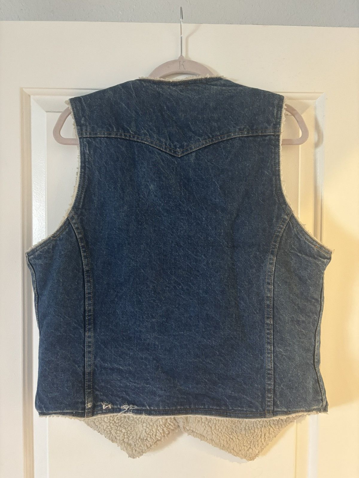 Levi's Levis Denim vest with sherpa lining Size US L / EU 52-54 / 3 - 2 Thumbnail
