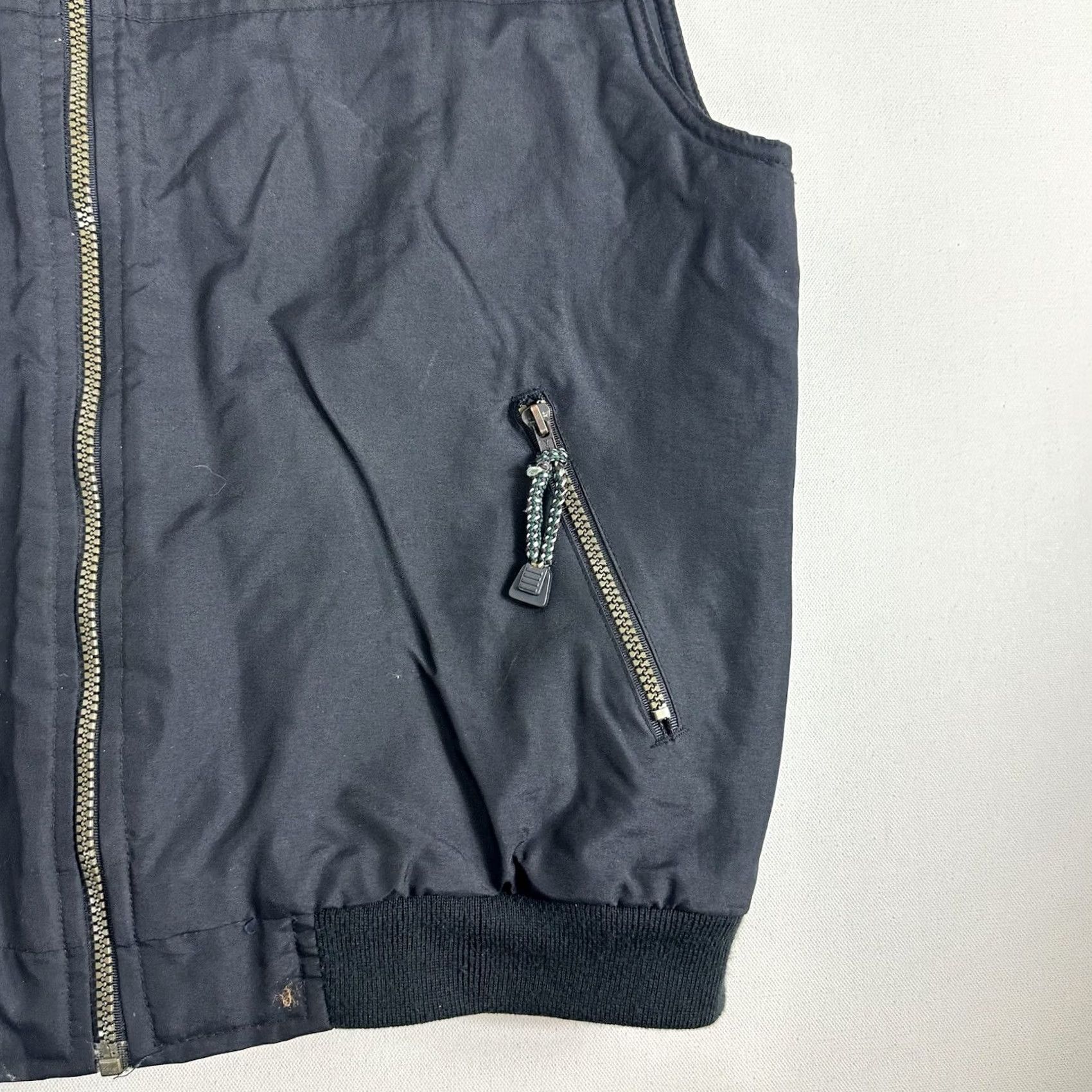Stormtech VINTAGE Stormtech Men Vest Windproof Canvas Full Zip Pockets Black Fleeced Lined M Men Size US M / EU 48-50 / 2 - 5 Thumbnail