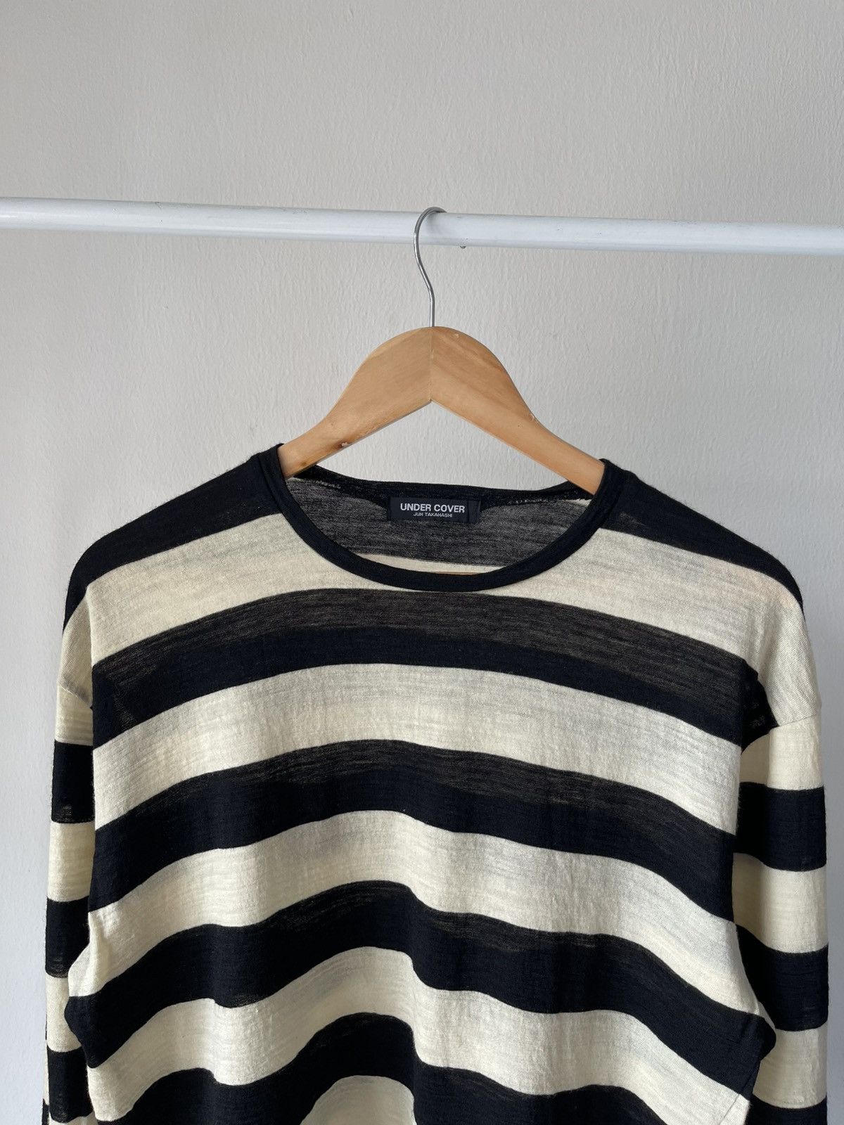 Jun Takahashi A/W1997 Undercover Jun Takahashi Stripe Wool Long Sleeve A1 Size US M / EU 48-50 / 2 - 4 Thumbnail